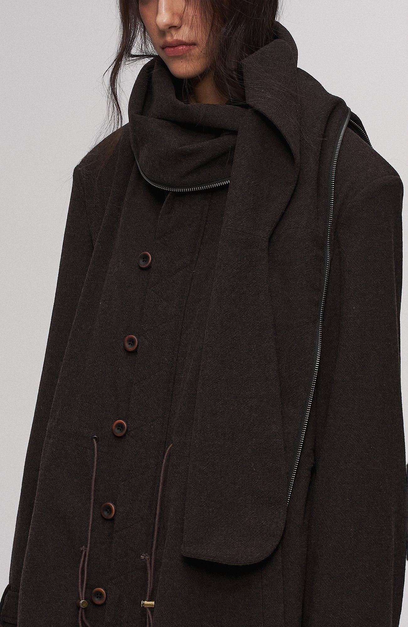 ILNya Nieternite Nifutur Detachable Down-Lined Wool-Blend Modular Parka