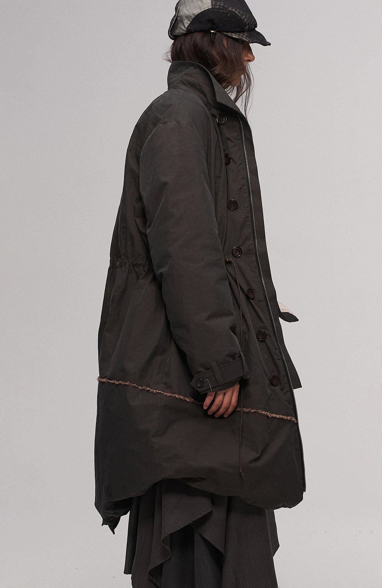 ILNya Nieternite Nifutur Asym Hem Drawcord Down Parka