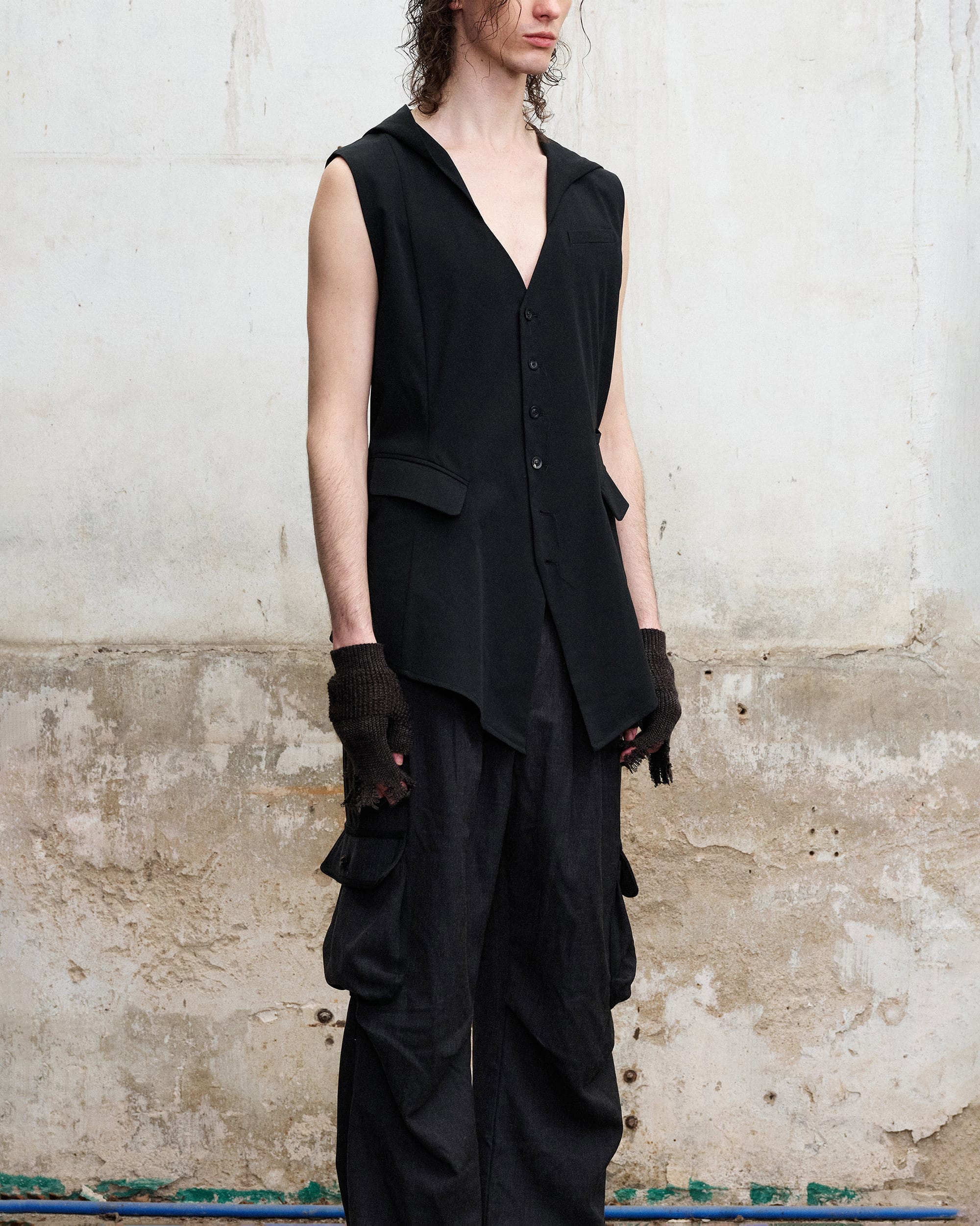 ILNya Nieternite Nifutur Pleated Cargo Flare Pants