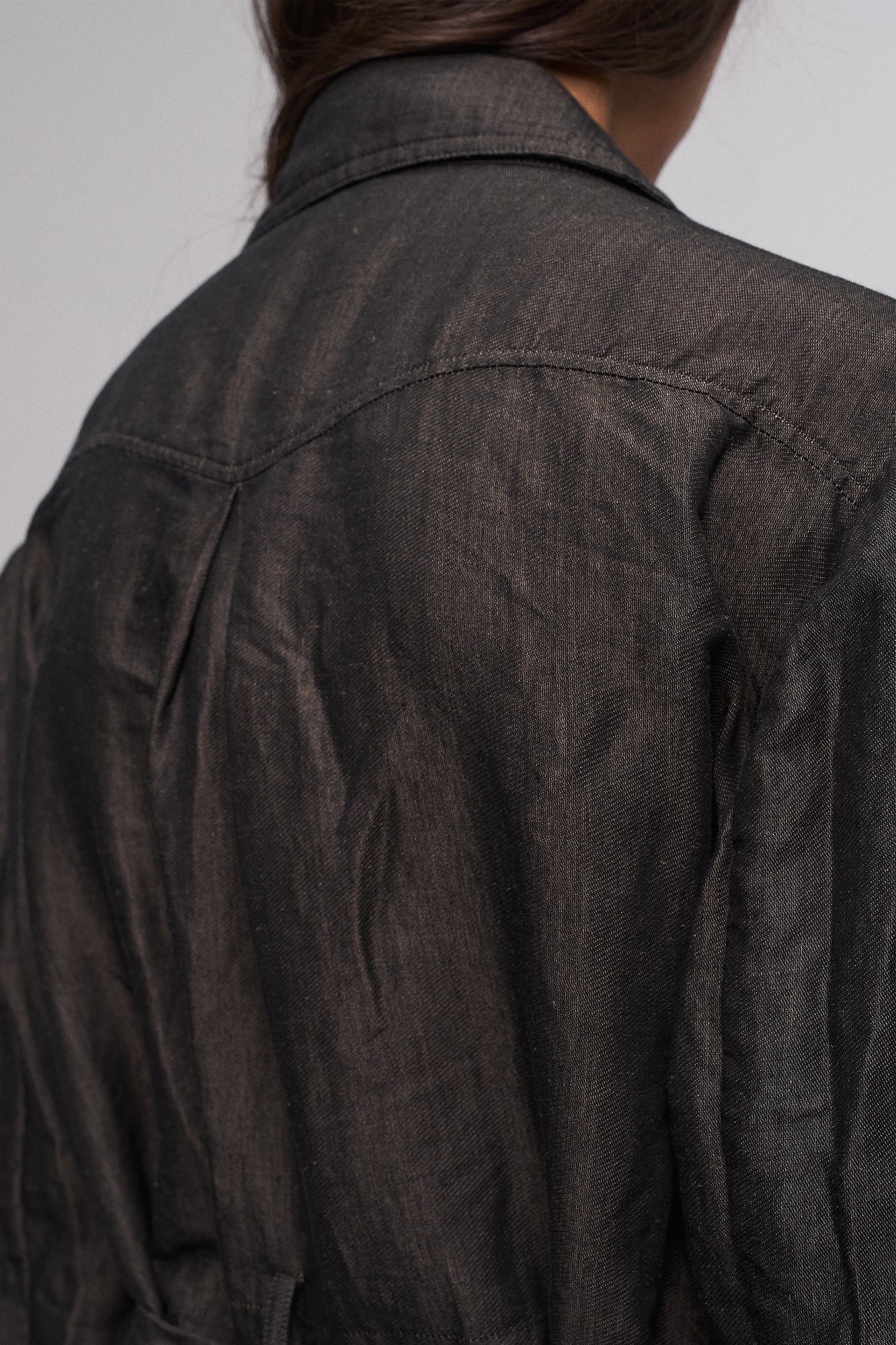 ILNya Nieternite Nifutur Asymmetric Draped-Flap Belted Jacket