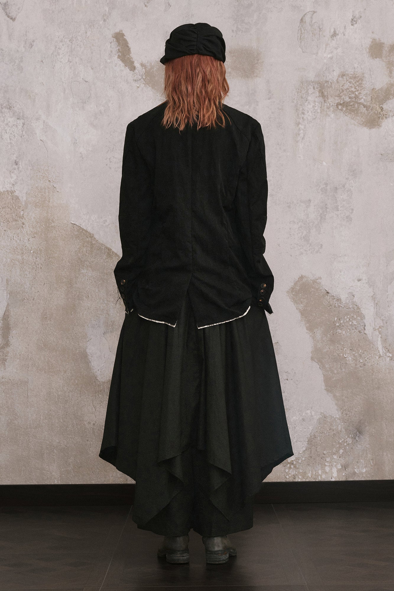 ILNya Nieternite Nifutur Asymmetrical Layered Graphic Skirt Pants