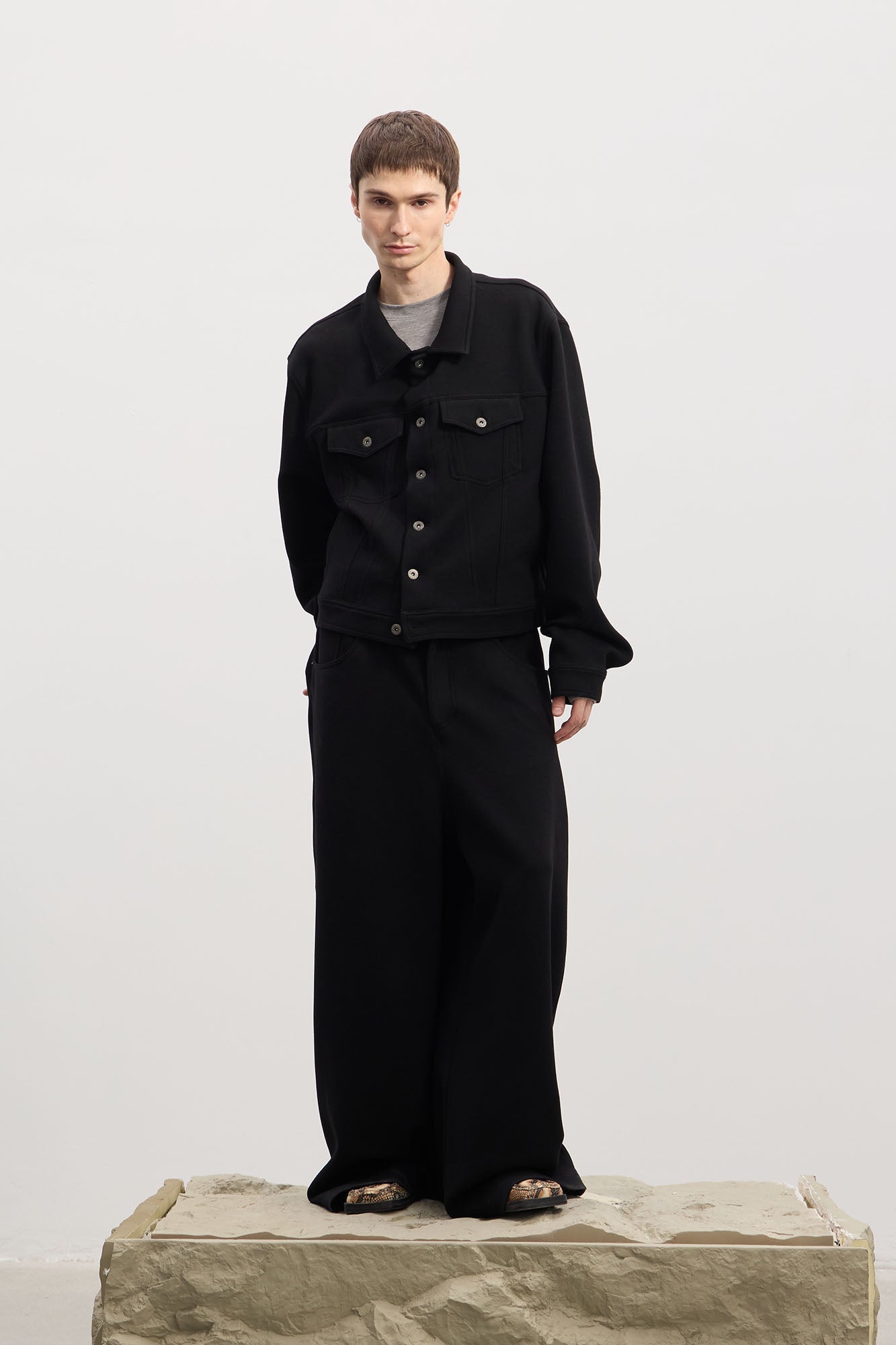 DND4DES Essential Wool-Blend Baggy Pants