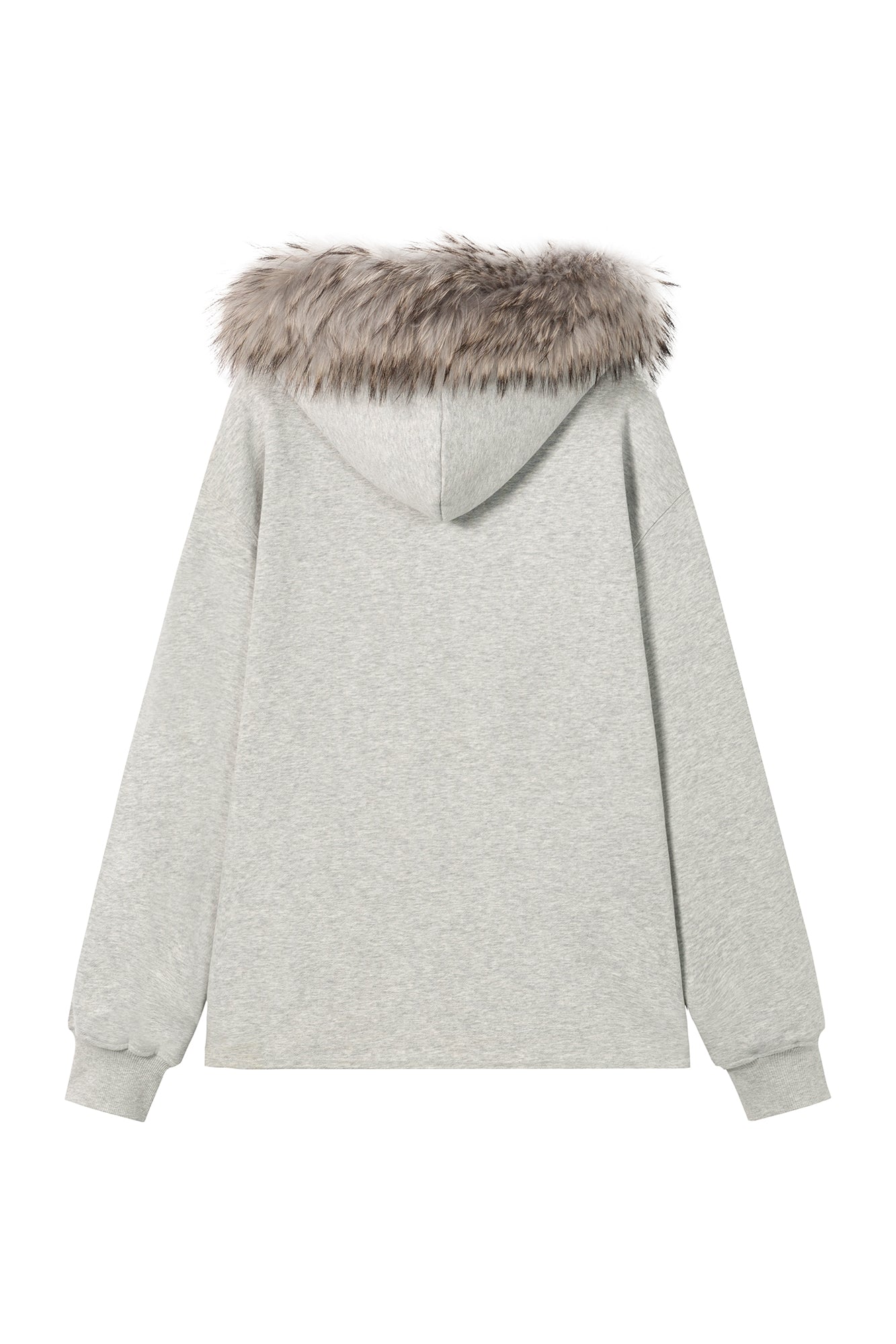 SOFITTE Star Graphic Faux-Fur Trim Hoodie
