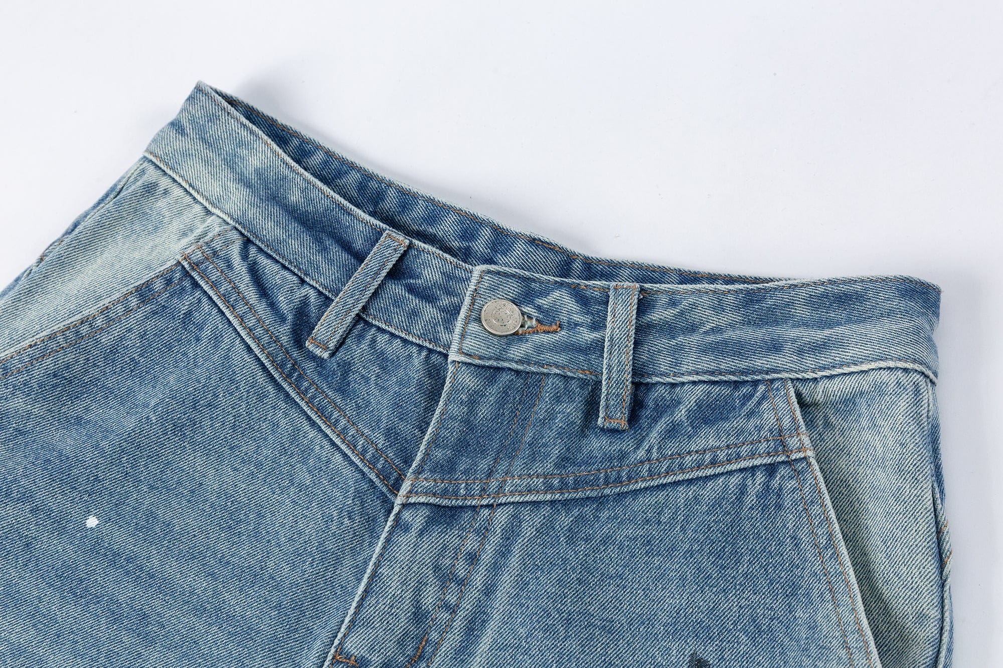 SOFITTE Splatter Stain Utility Cargo Jeans