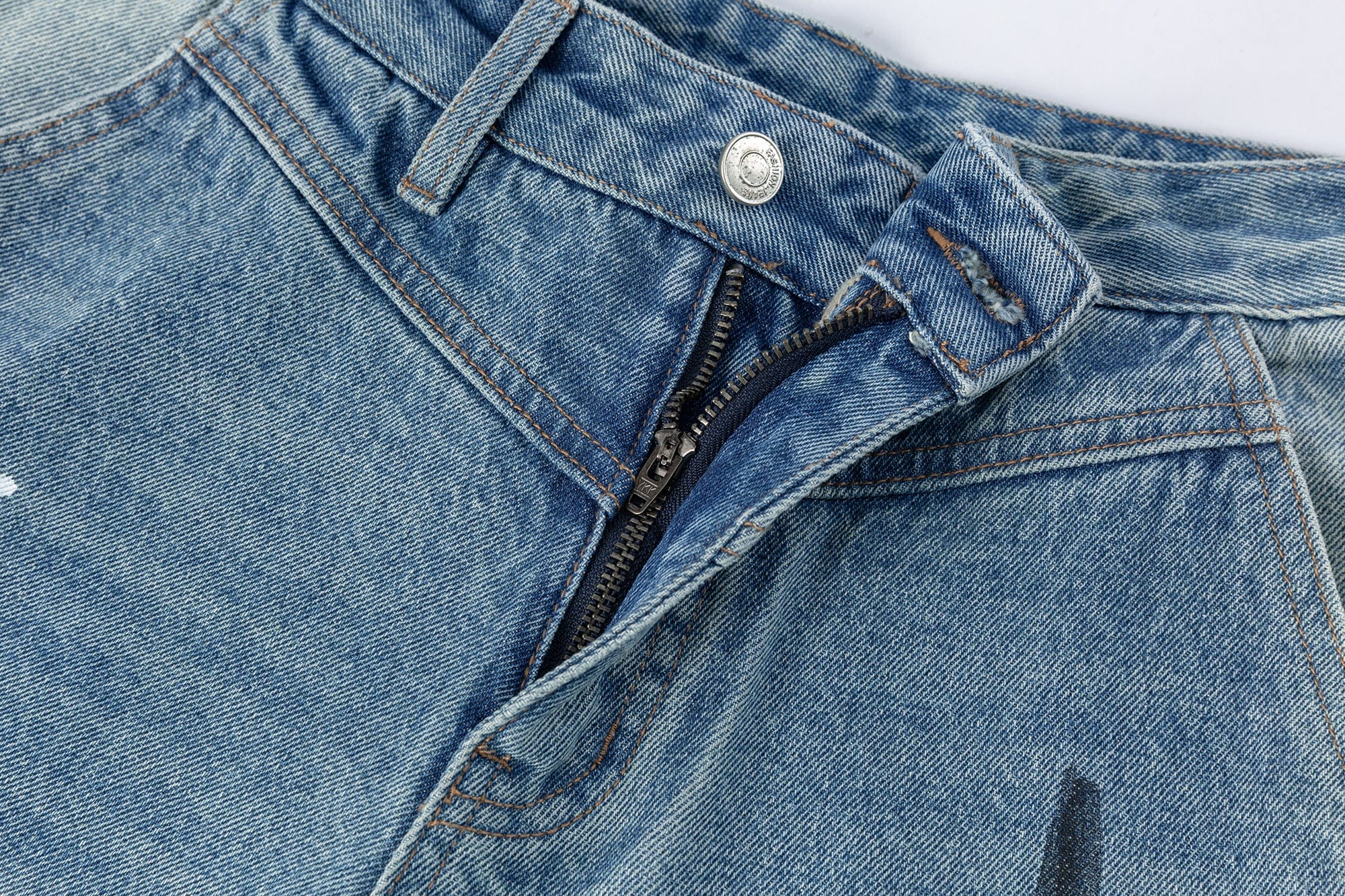 SOFITTE Splatter Stain Utility Cargo Jeans