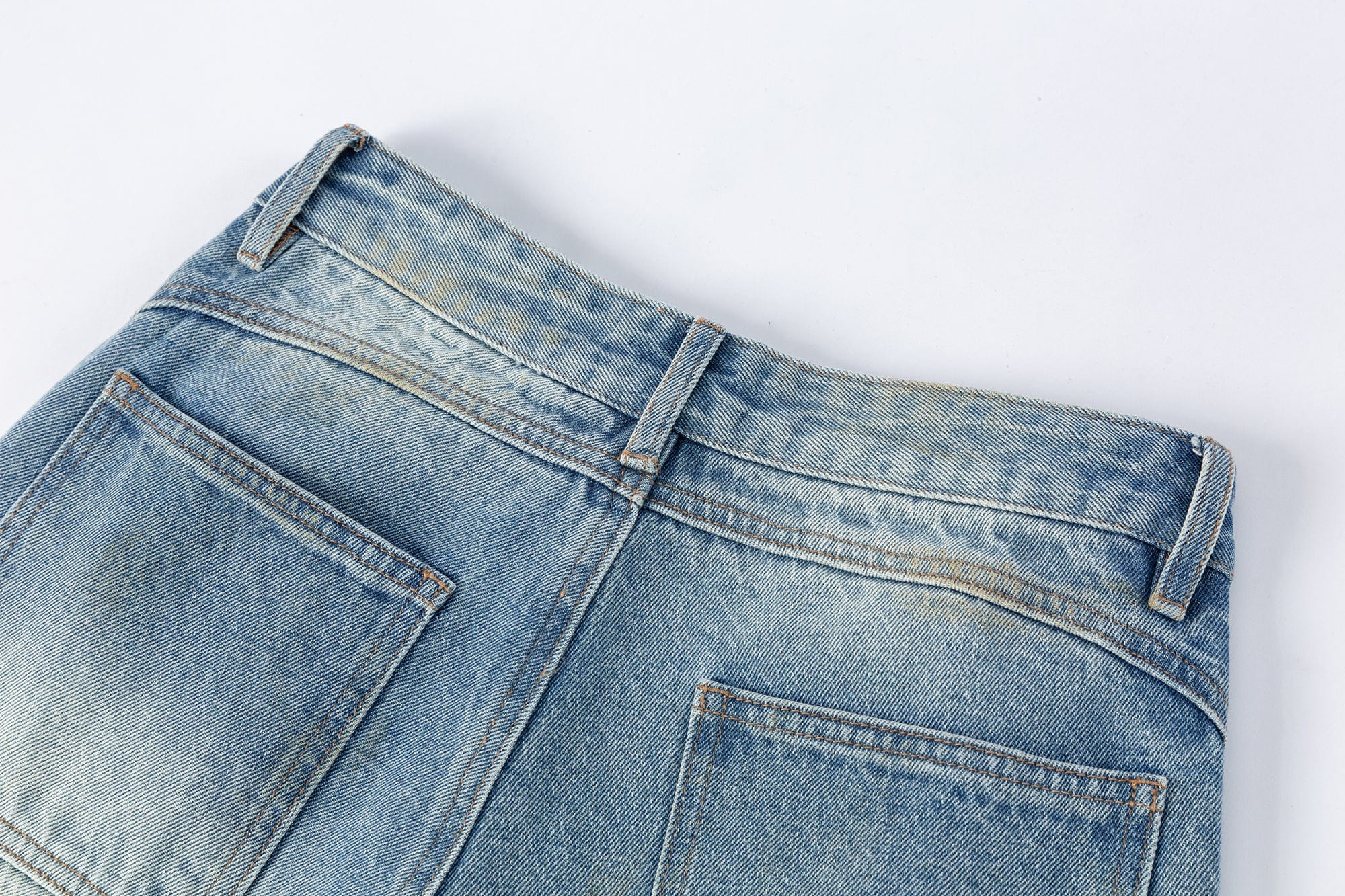 SOFITTE Splatter Stain Utility Cargo Jeans