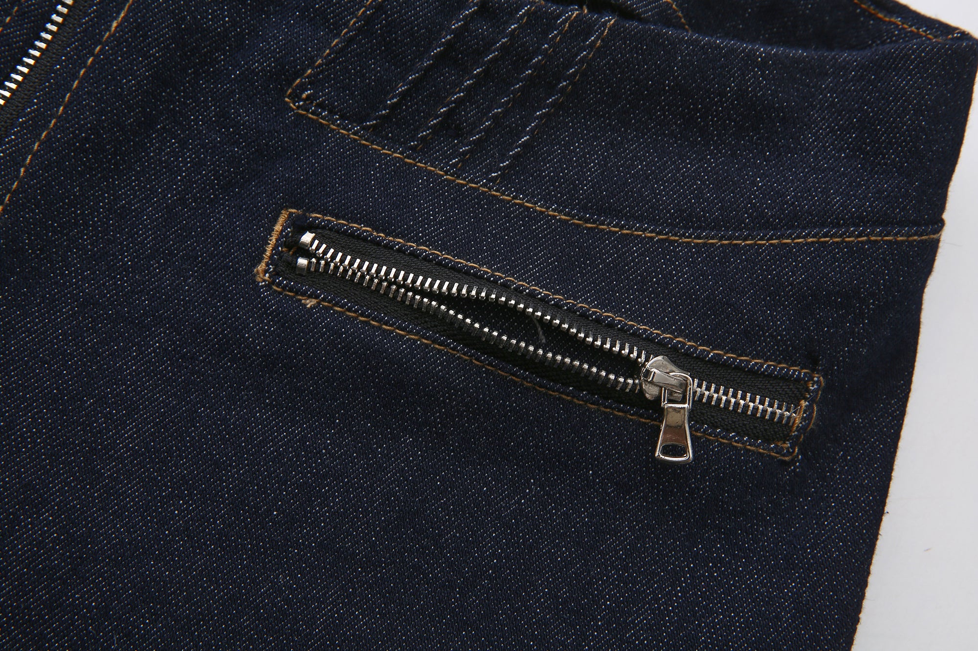 NEVER OFFEND L ANGEL Classic Low-Waist Flared Raw Jeans