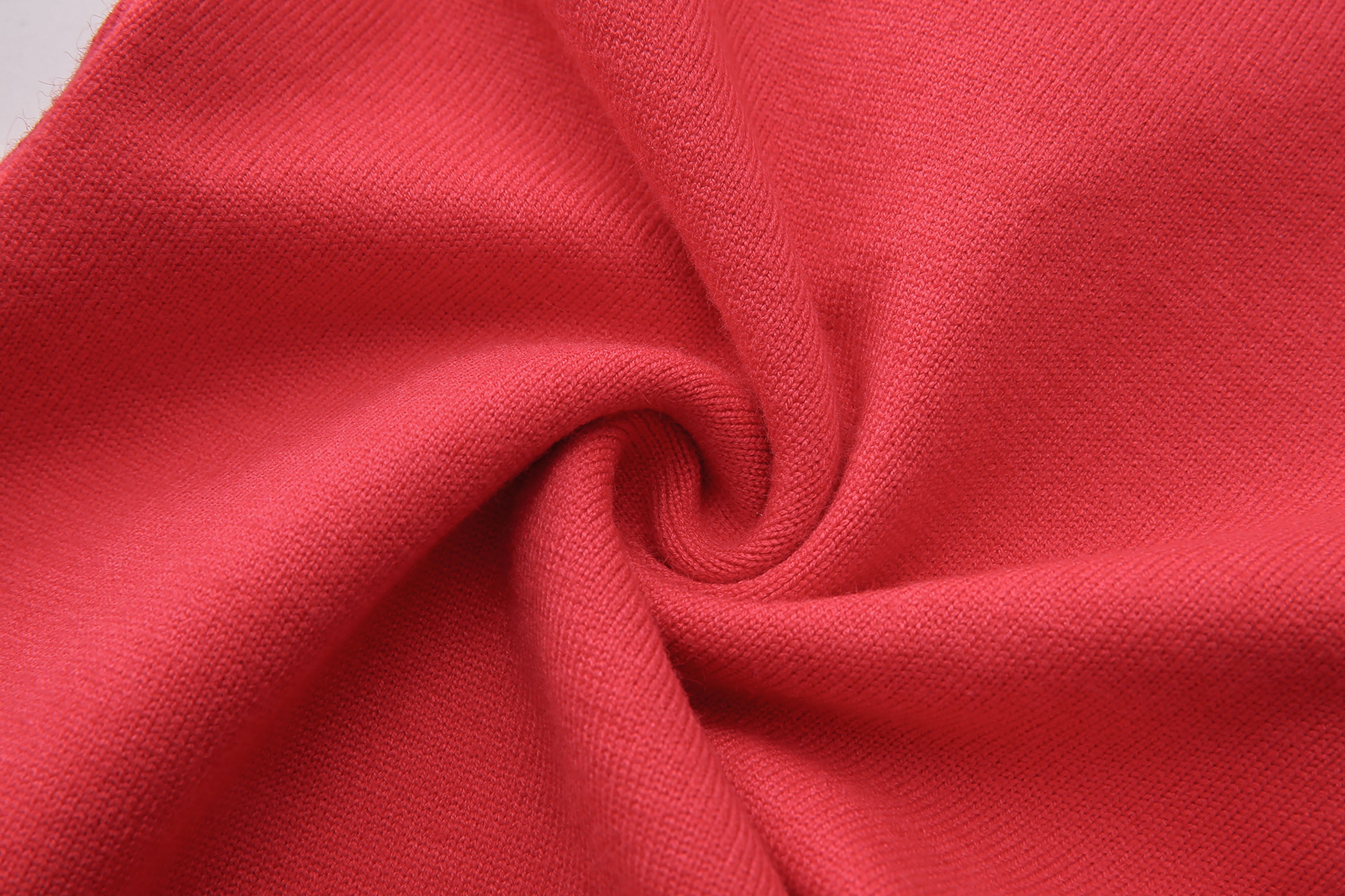 NEVER OFFEND L ANGEL Deep-V Knit Dress with Fringe Cape