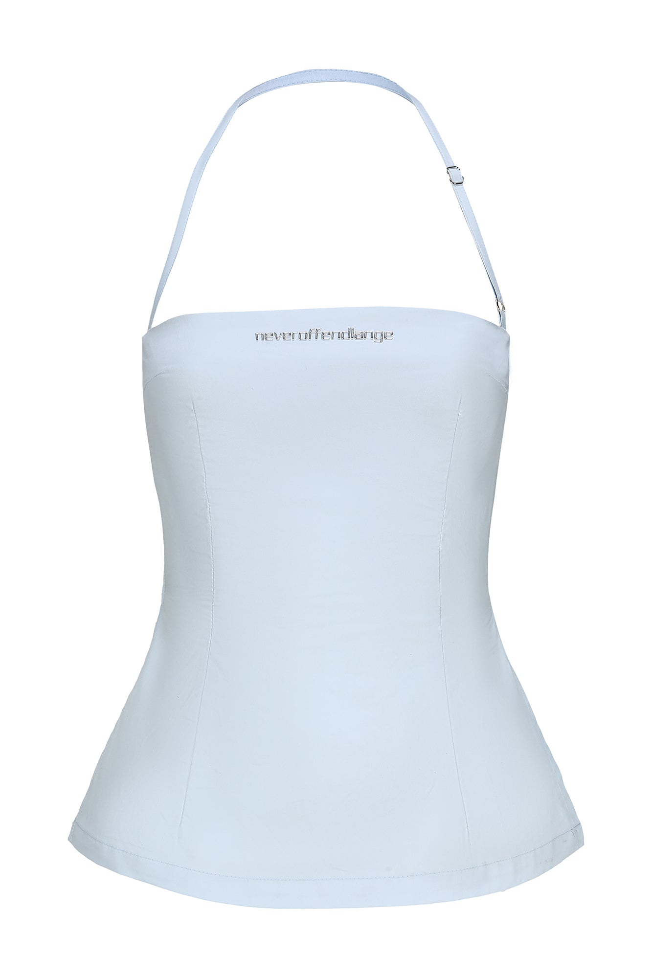 NEVER OFFEND L ANGEL Cut-Out Backless Halter Top