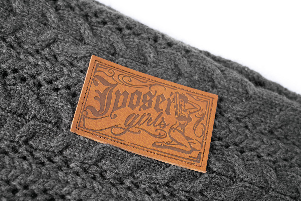 JYOSEI Merino Wool-Blended Cable-Knit Poncho