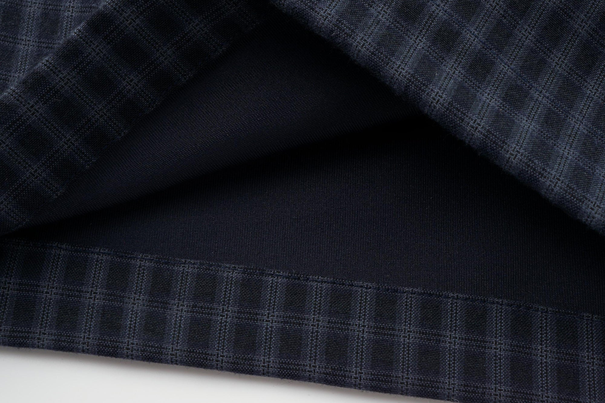 OINIMI Checked Pleated Wide-Leg Pants