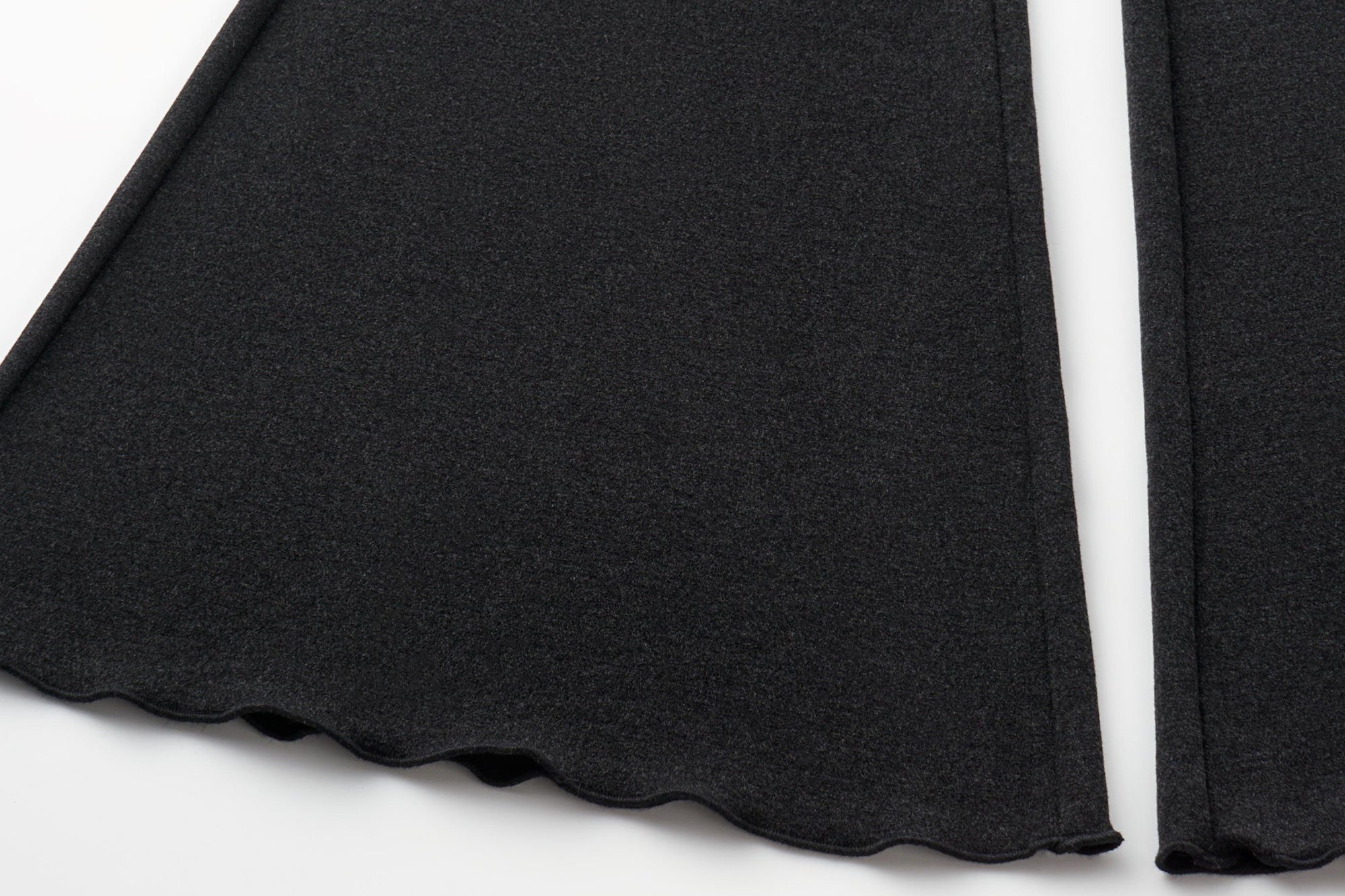 OINIMI Striped Flap Waist Flared Pants