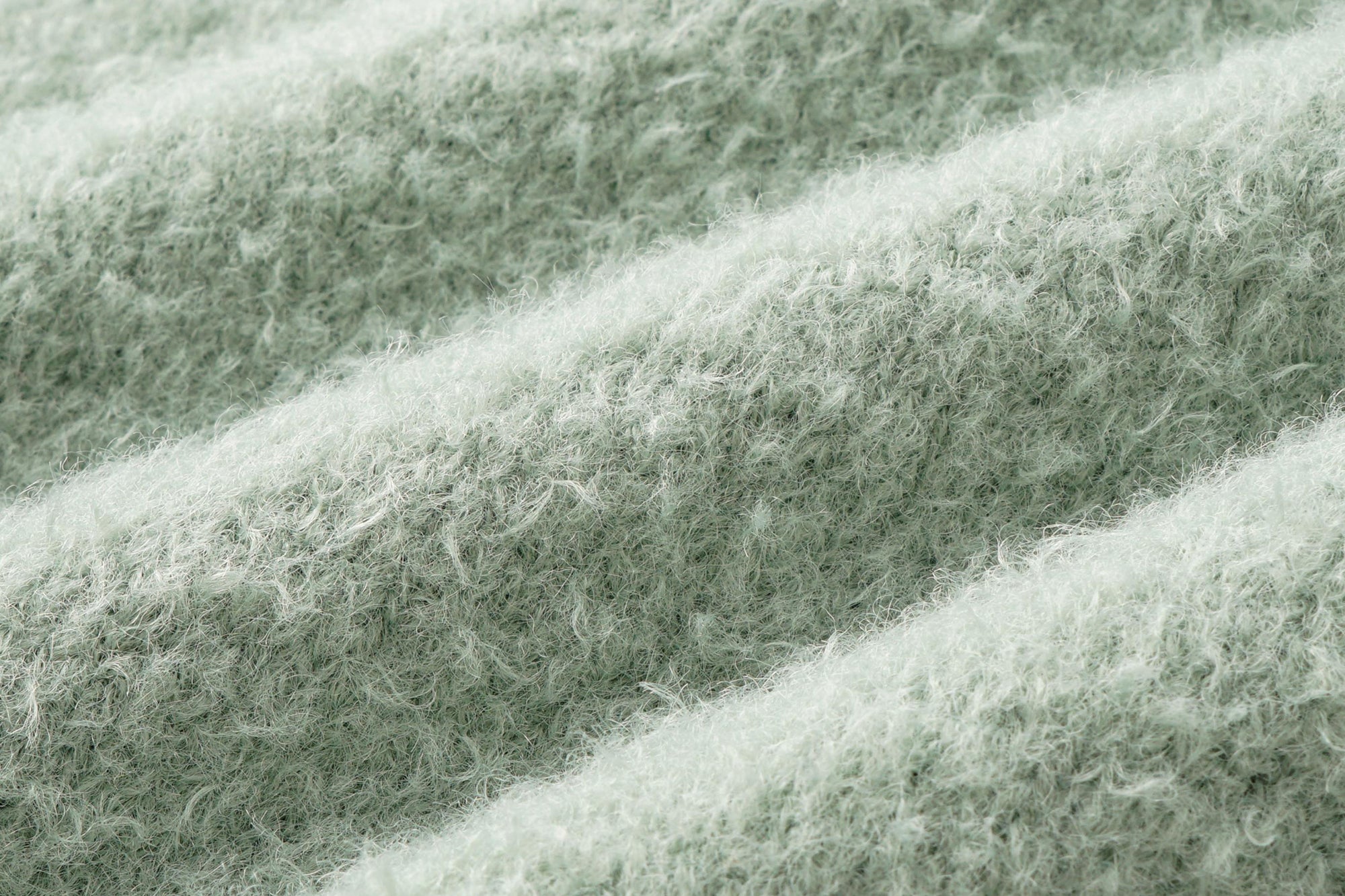 OINIMI Fluffy Knit Button-Up Cardigan