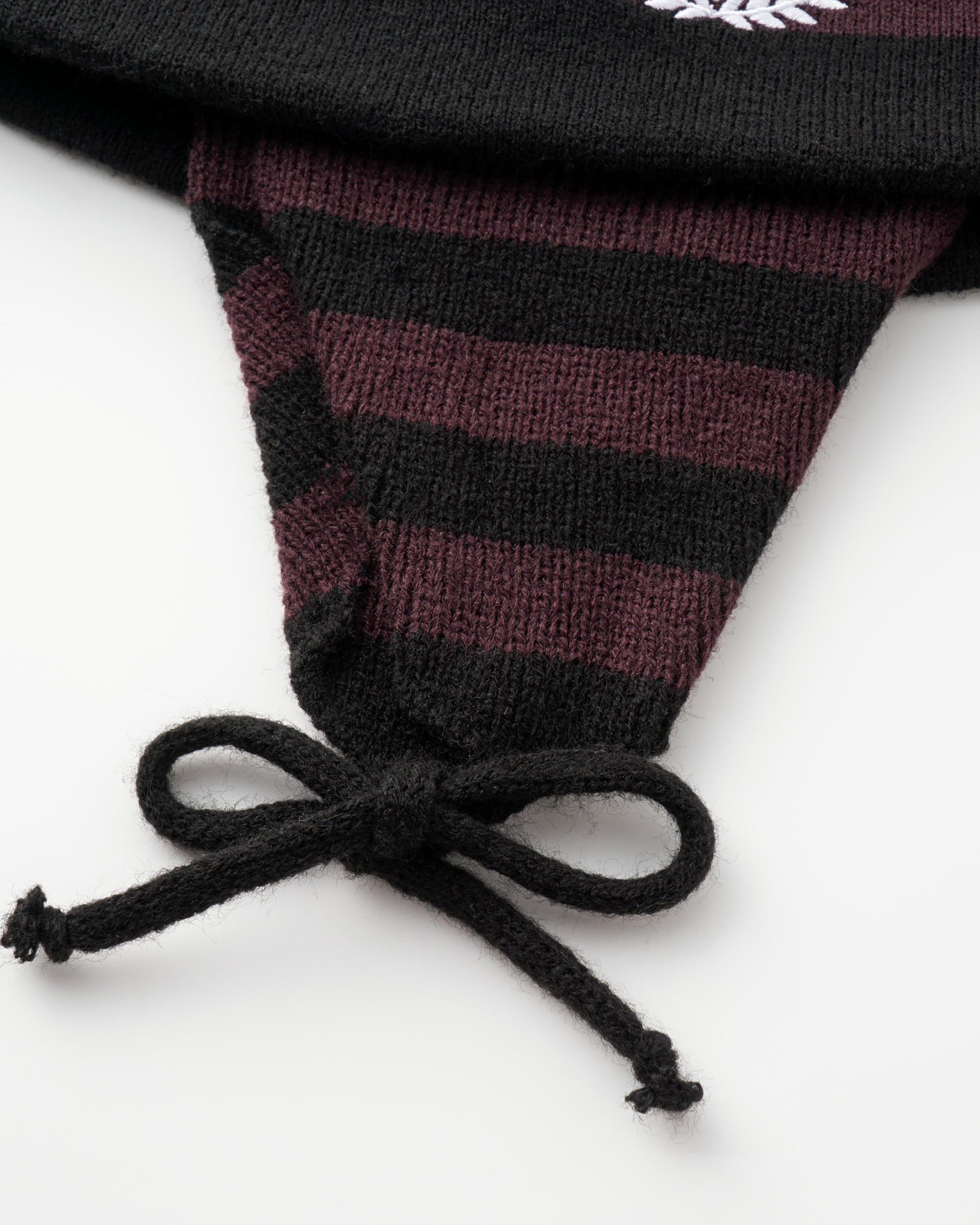 OINIMI Nautical Jacquard Stripe Knit Flight Cap