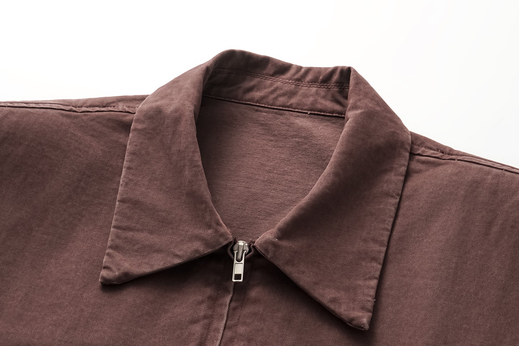 OINIMI Shoulder-Padded Twill Zip Vest