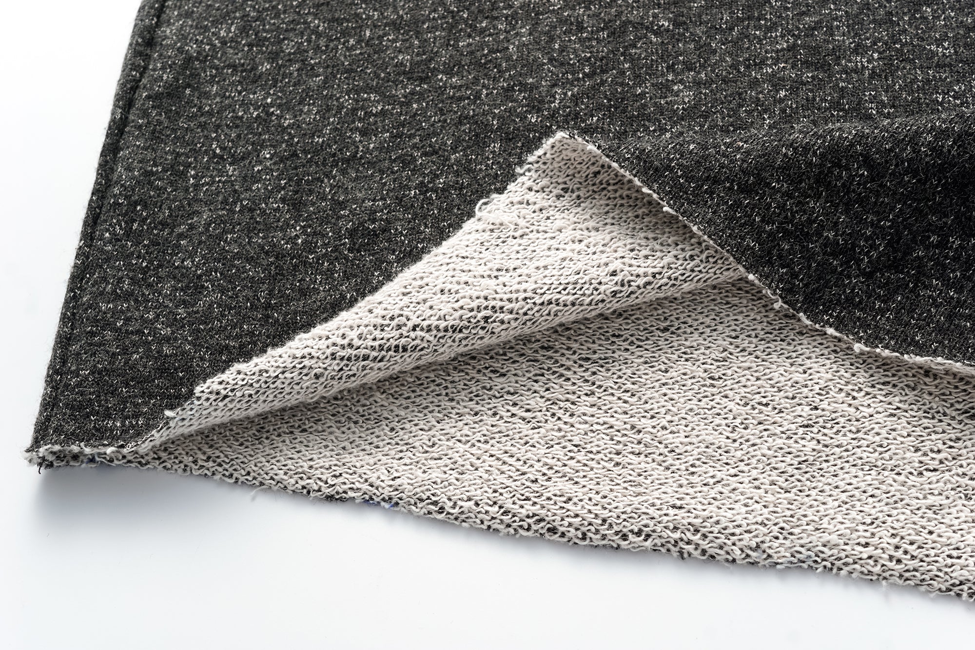 OINIMI Asymmetrical Cinched Speckled Hoodie