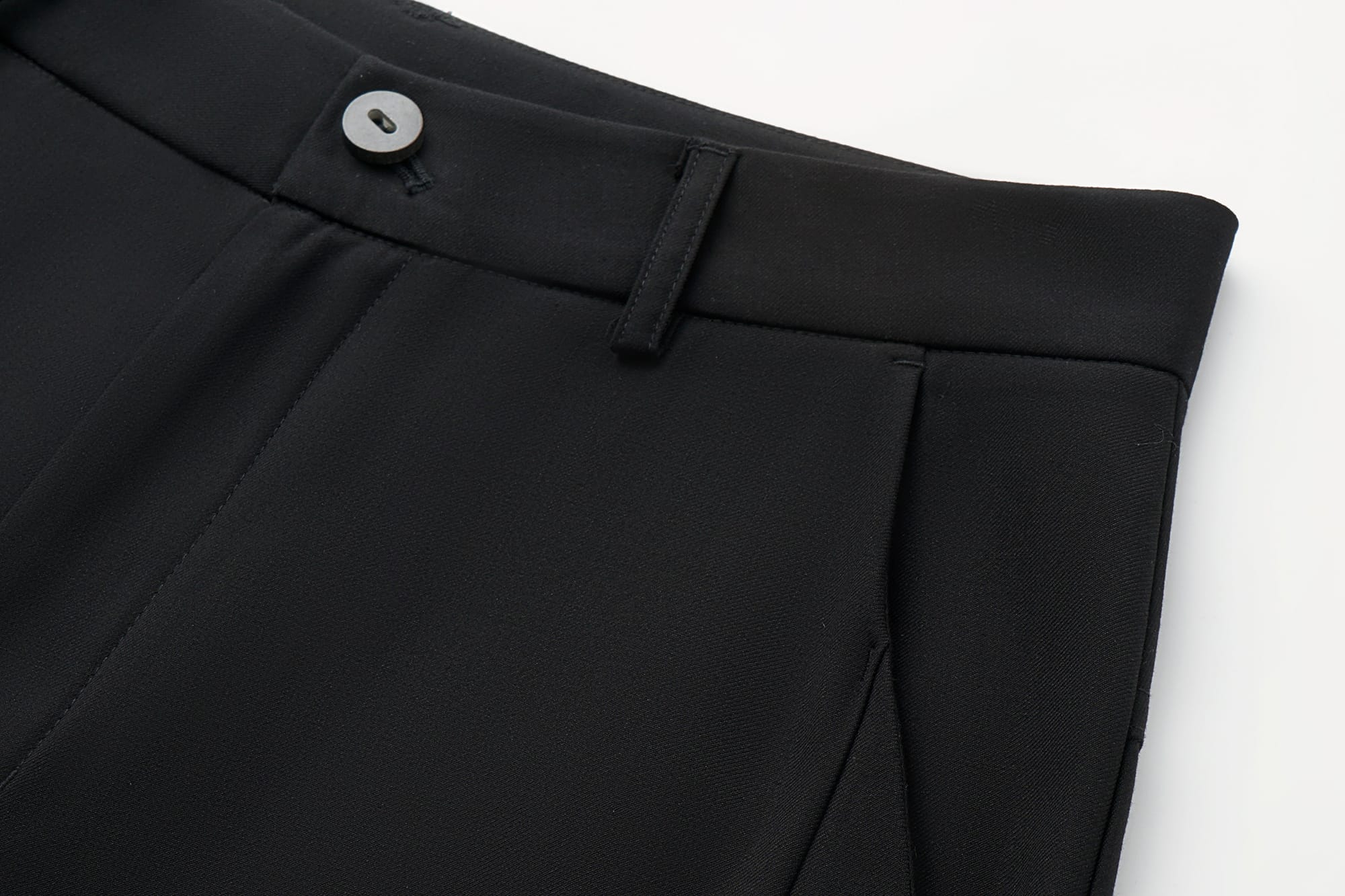 OINIMI Detachable Buttoned Wrap-Front Wide-Leg Pants