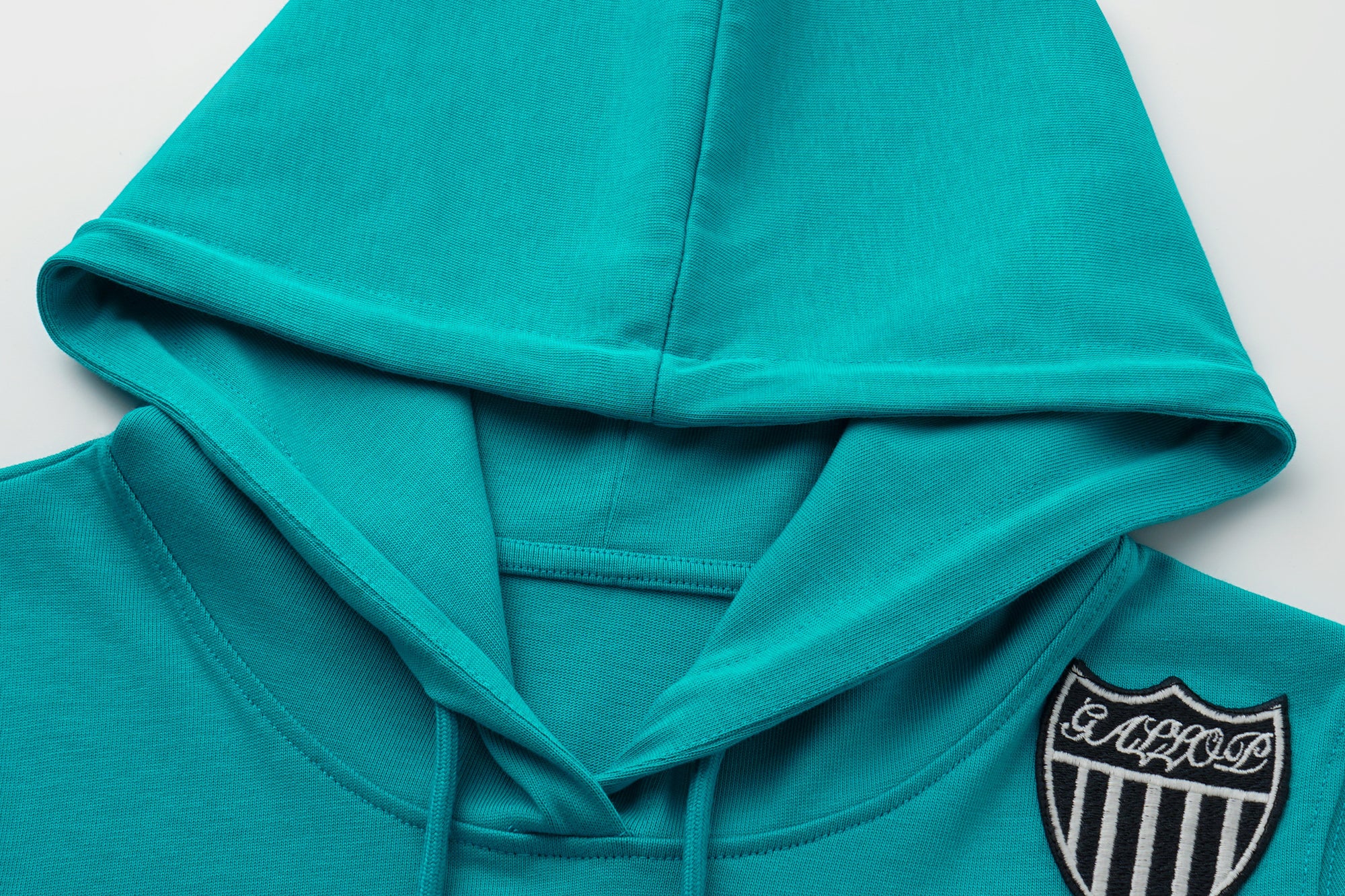 OINIMI Graffiti Graphic Crest-Patch Pullover Hoodie