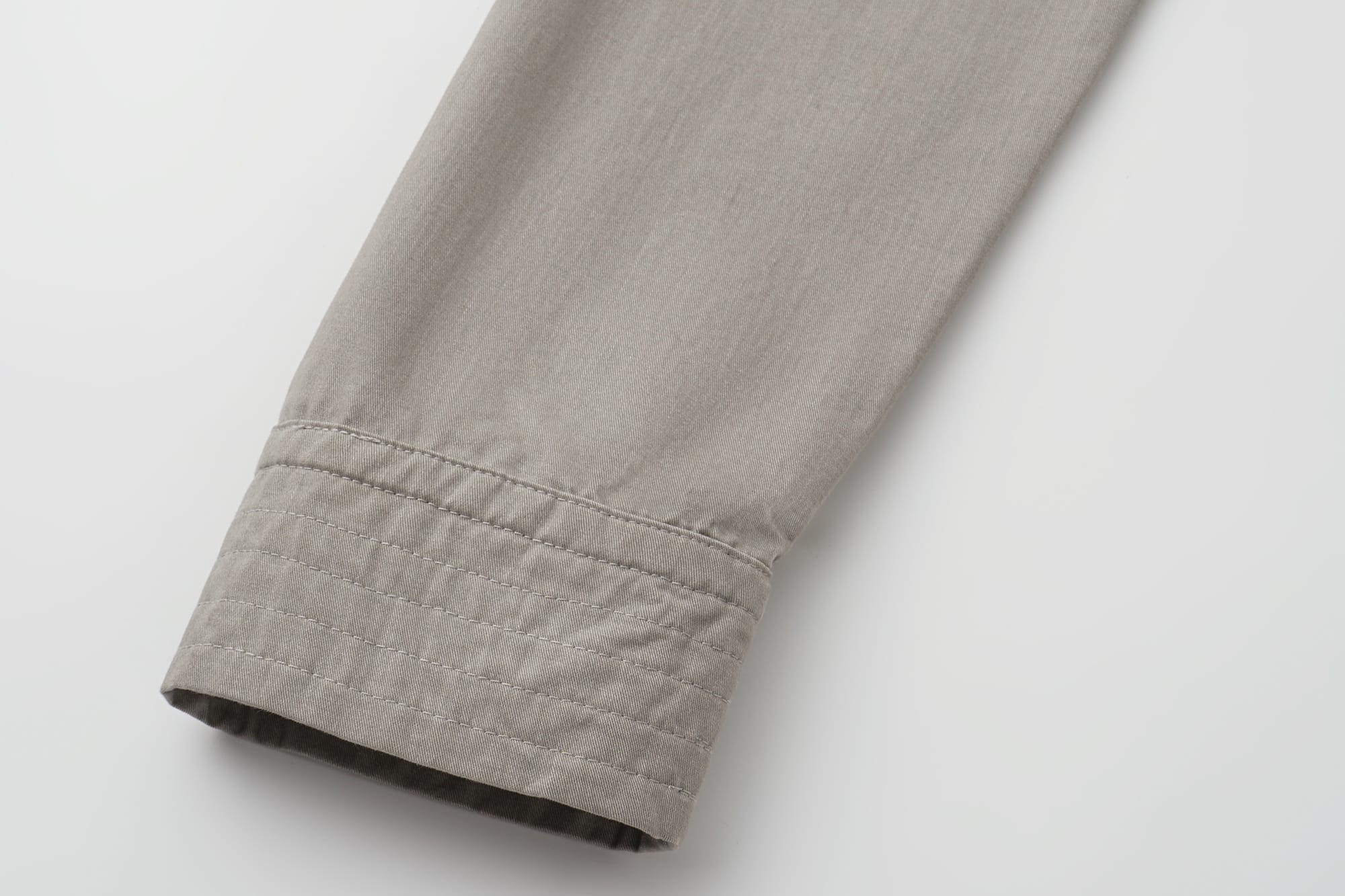 OINIMI Band-Collar Strap-Front Button-Up Jacket