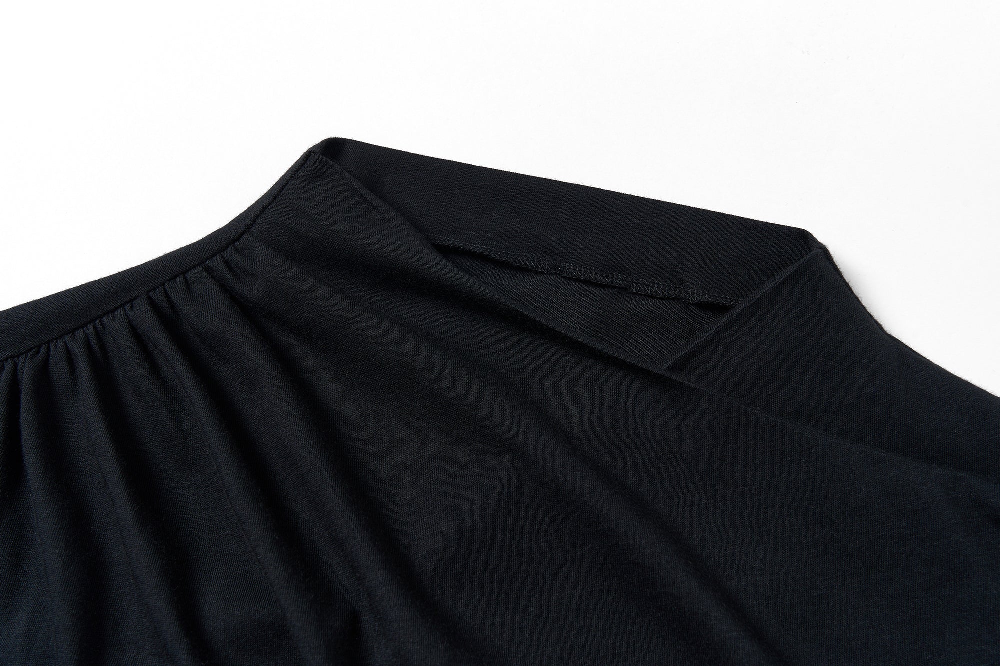 SAVAGEGROWTHWORLD Asymmetrical Drape Long Sleeve Tee, premium urban and streetwear designers apparel on PROJECTISR.com, SAVAGEGROWTHWORLD
