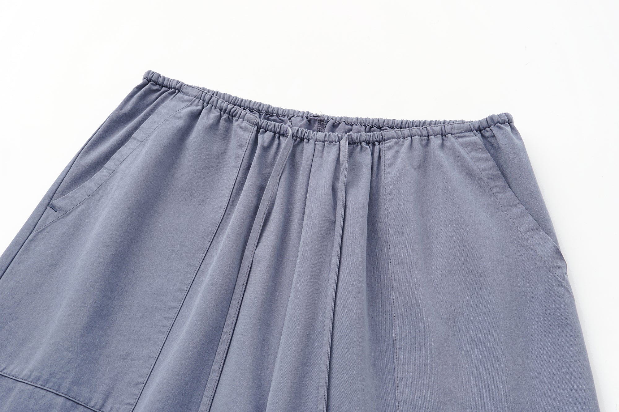 OINIMI Drawstring Wide-Leg Utility Pants