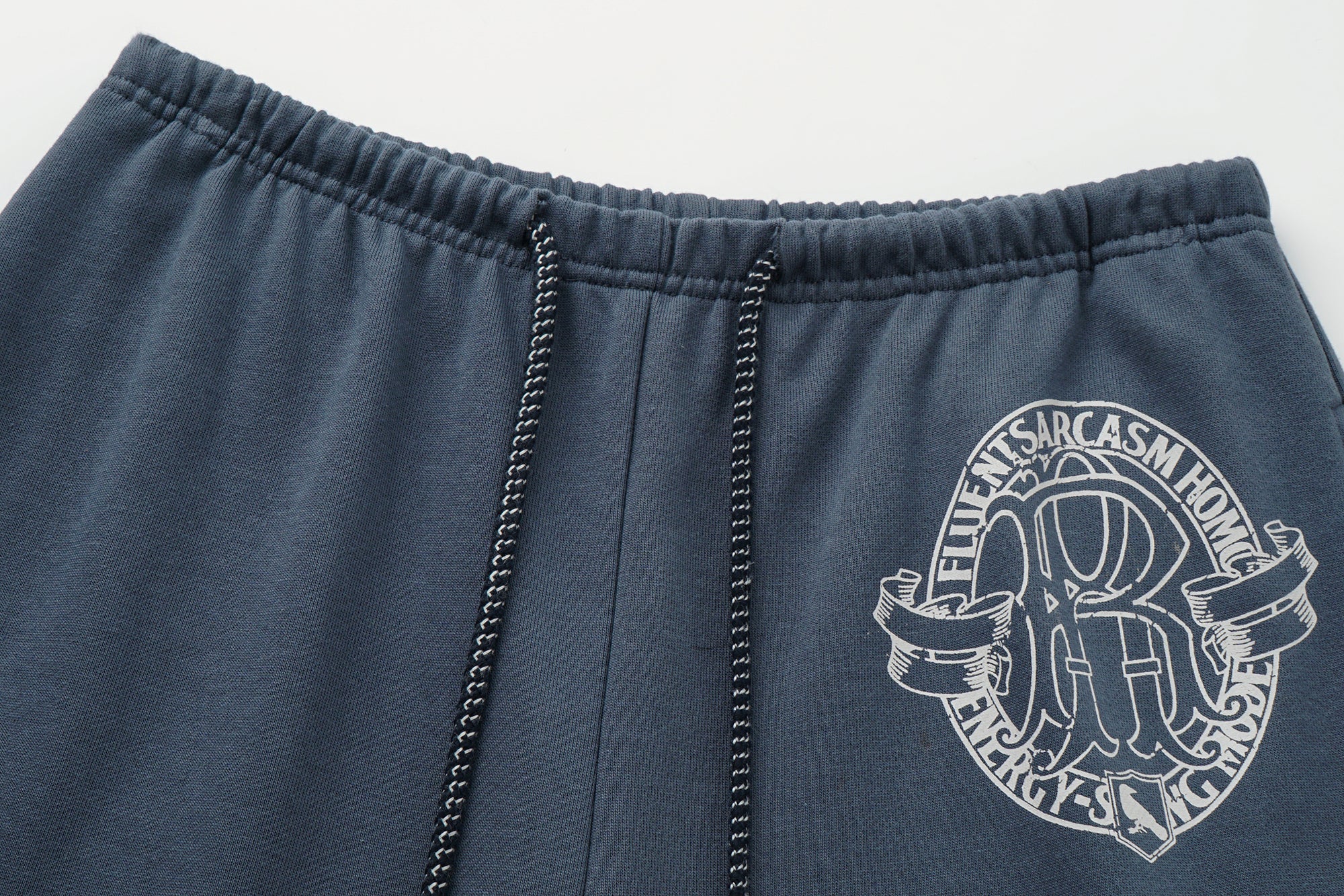 OINIMI Graphic Drawstring Wide-Leg Sweatpants