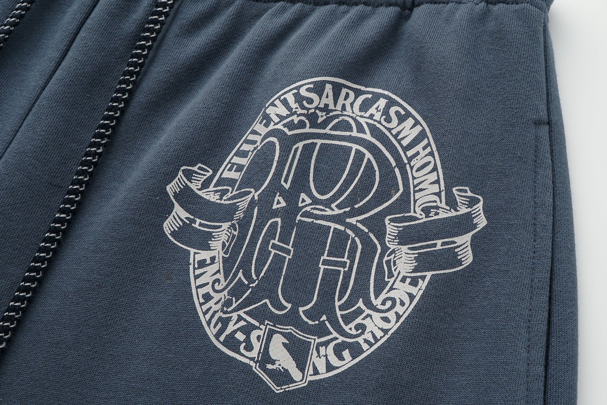 OINIMI Graphic Drawstring Wide-Leg Sweatpants