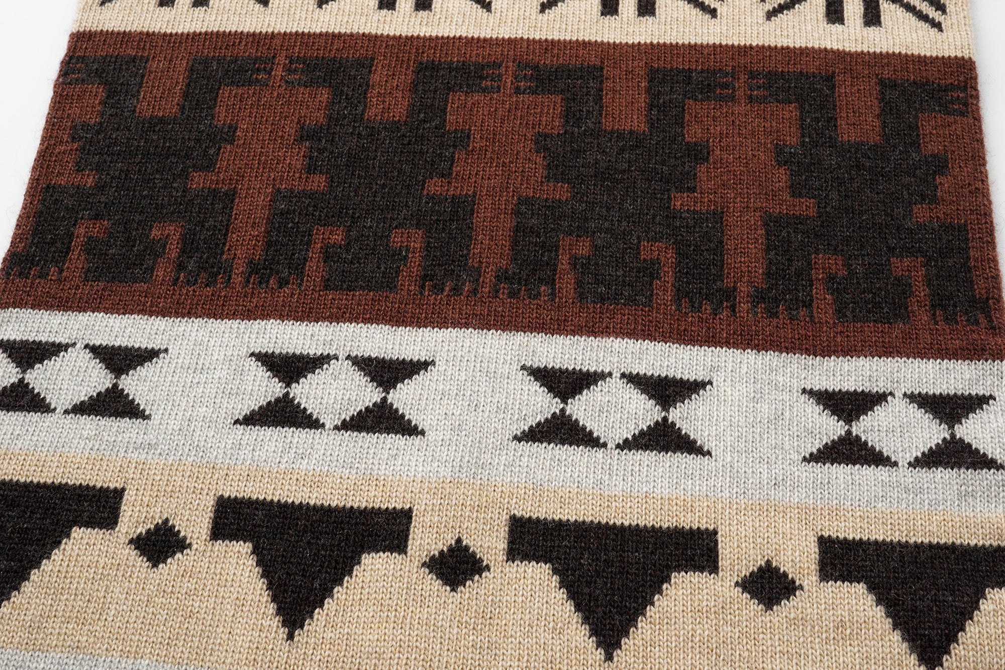 OINIMI Fair Isle Jacquard Wool-Blend Scarf