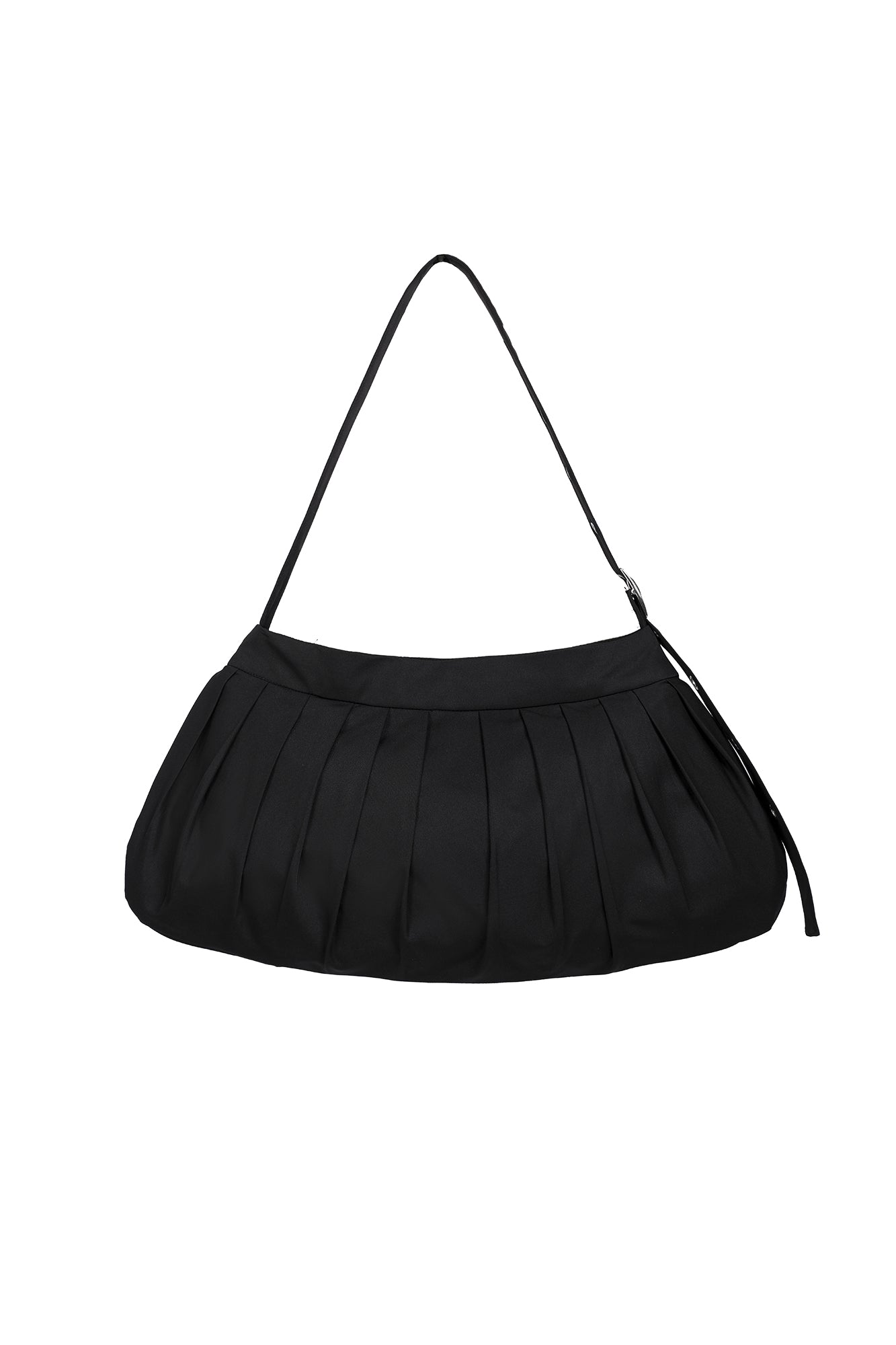 COSTUSTOOT Pleated Buckle Shoulder Bag