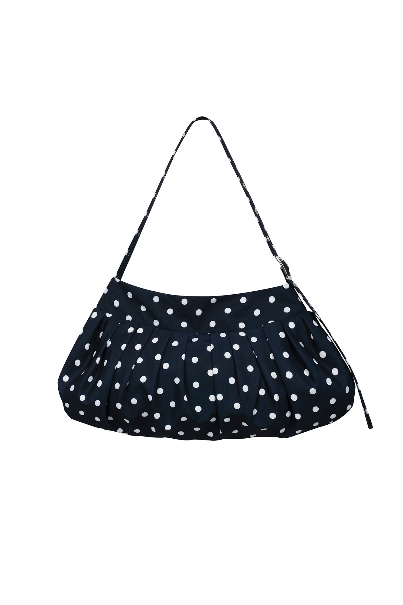 COSTUSTOOT Pleated Buckle Shoulder Bag