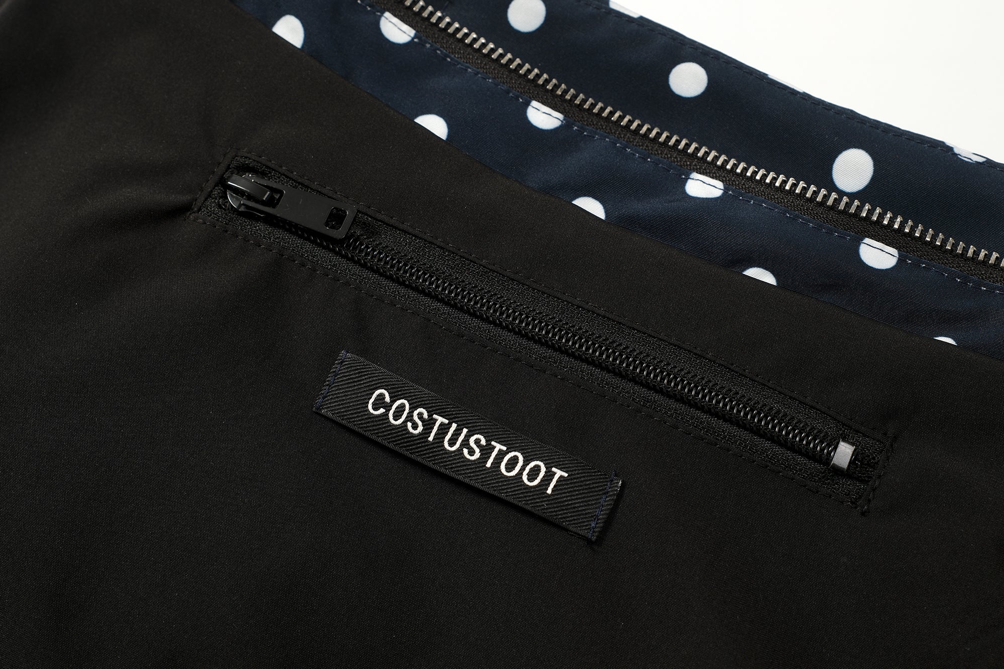 COSTUSTOOT Pleated Buckle Shoulder Bag