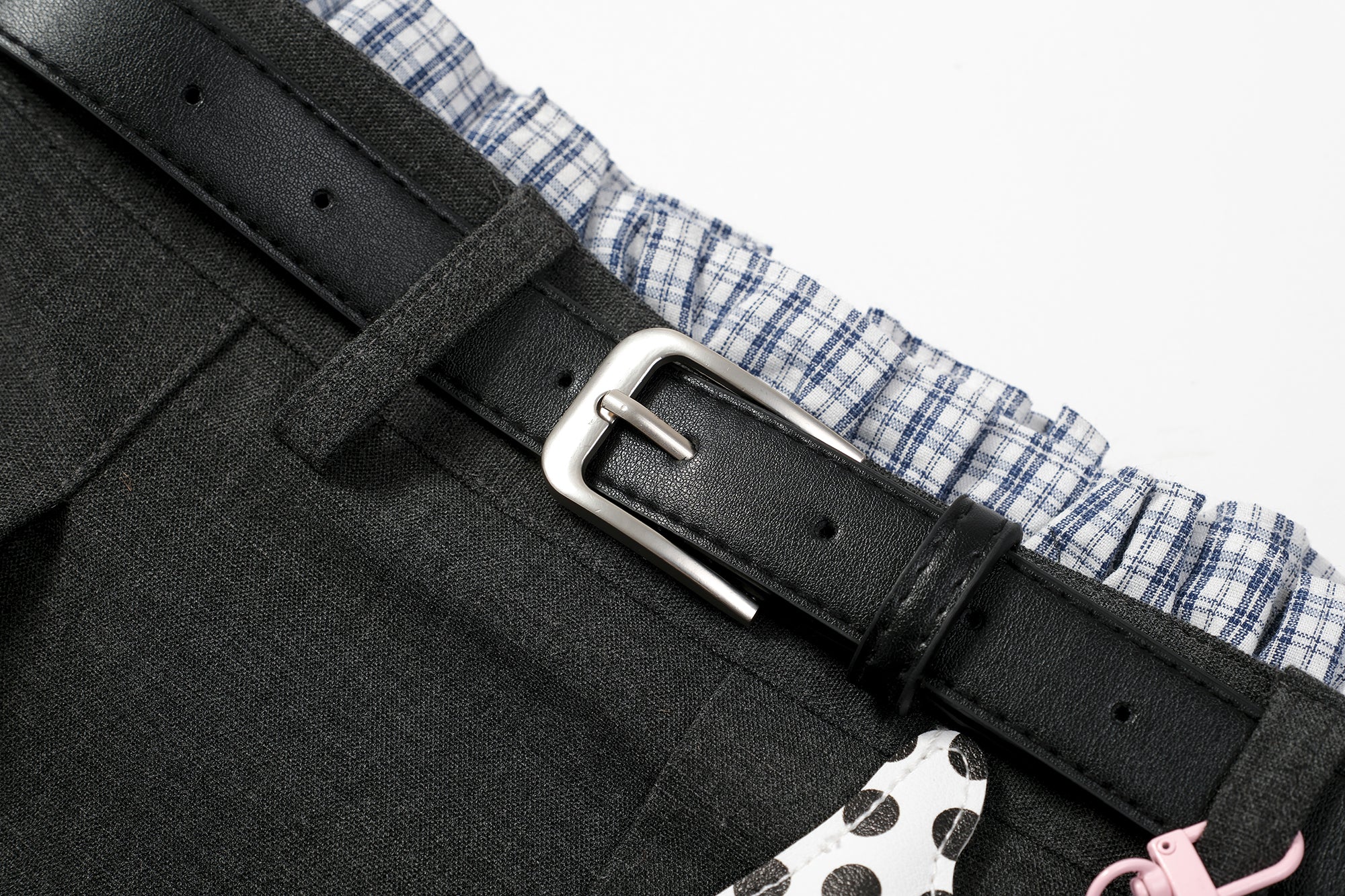COSTUSTOOT Trouser-Waistband Spliced Shoulder Bag