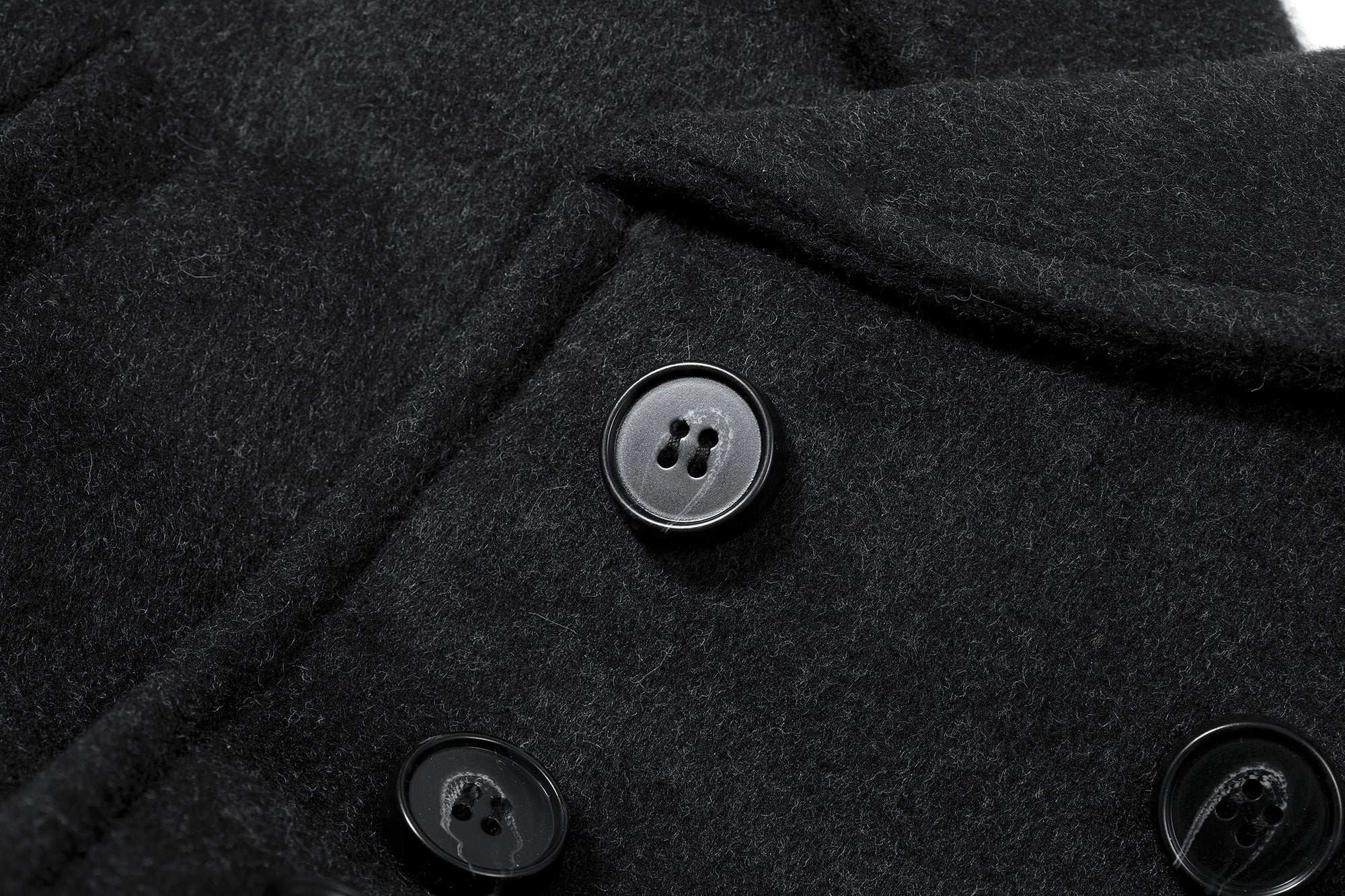 COSTUSTOOT Double-Breasted Coat Collar Tote Bag