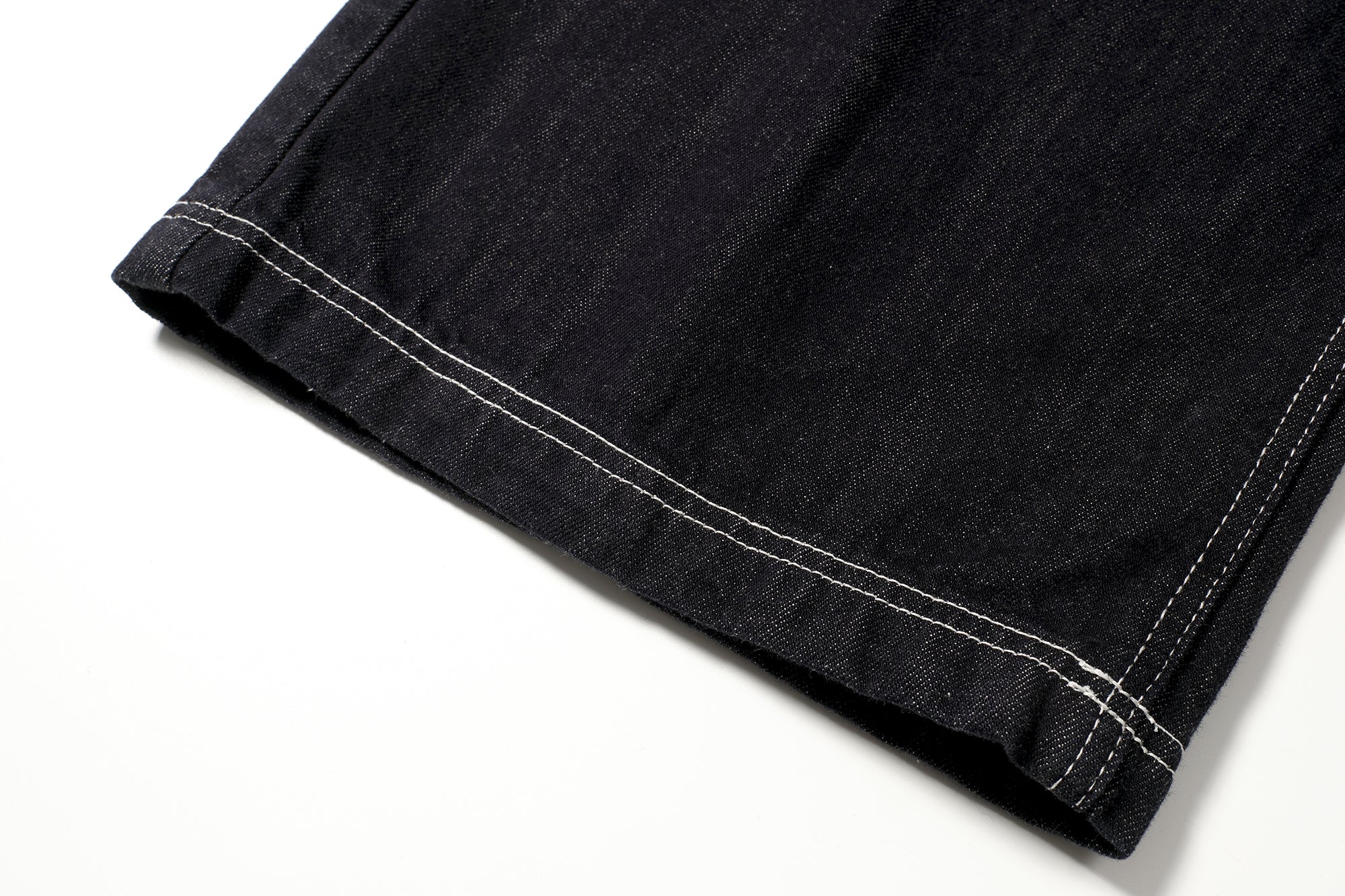 COSTUSTOOT Button-Fly Pleated Wide-Leg Jeans