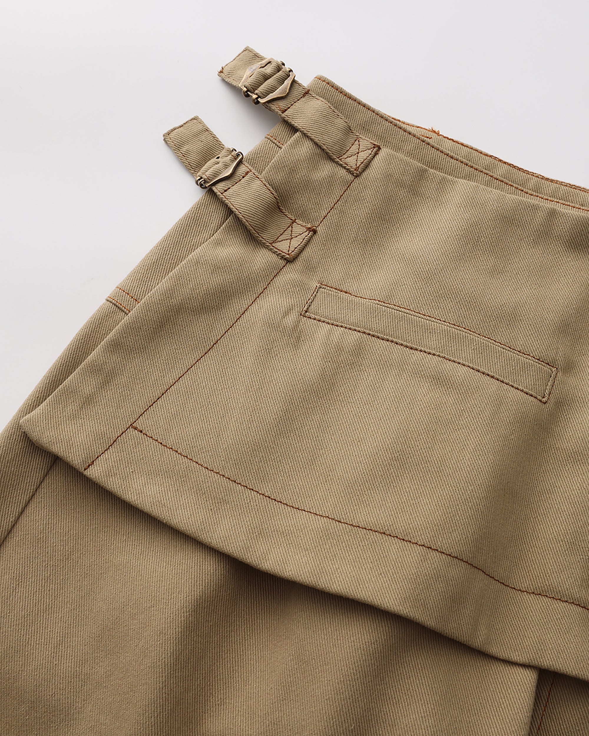 JIUWU PARK Utility Skirt Panel Wide-Leg Pants