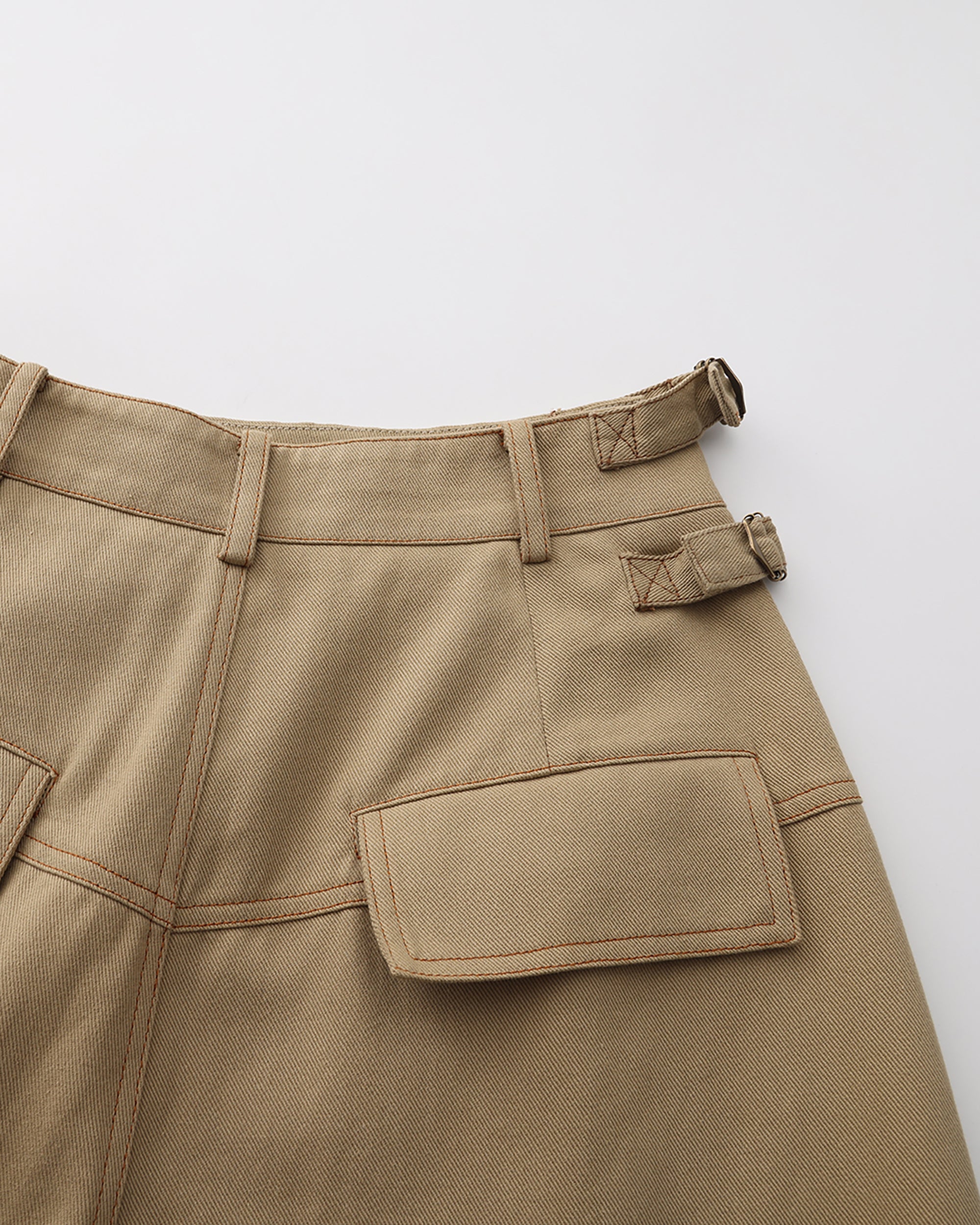 JIUWU PARK Utility Skirt Panel Wide-Leg Pants