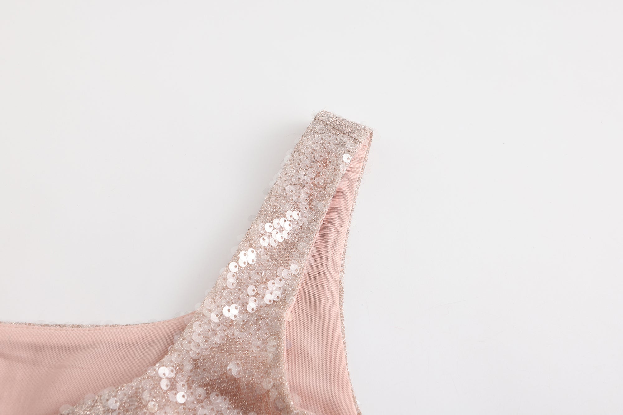 JIUWU PARK Sequin Lace-Up Hardware Tank Top
