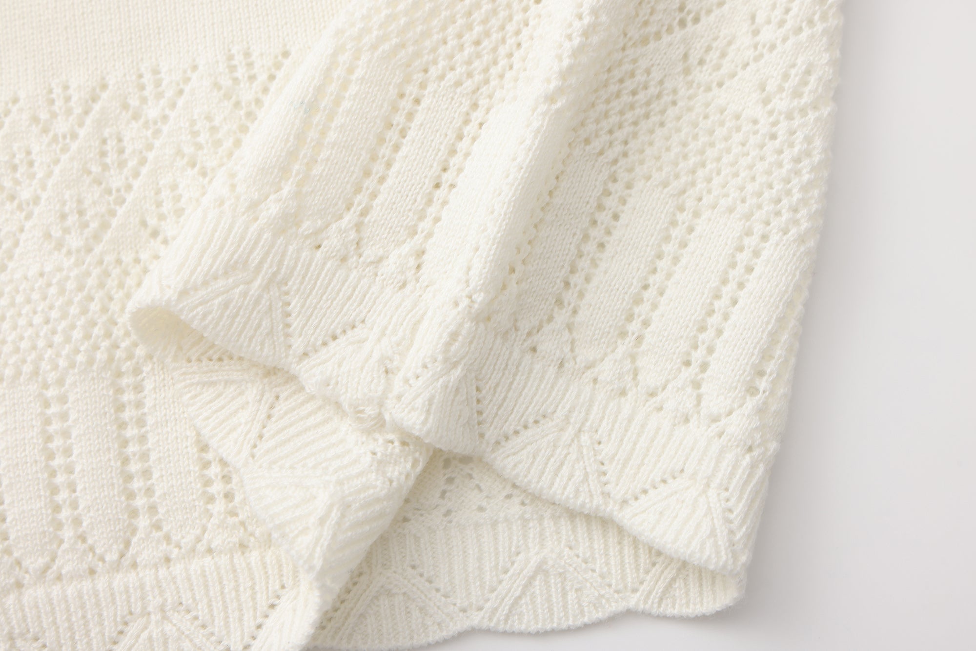 VERSION9 Pointelle Tube Top & Shrug Knit Set
