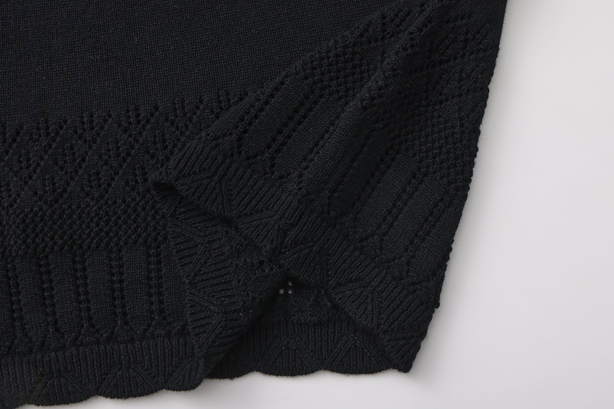 VERSION9 Pointelle Tube Top & Shrug Knit Set