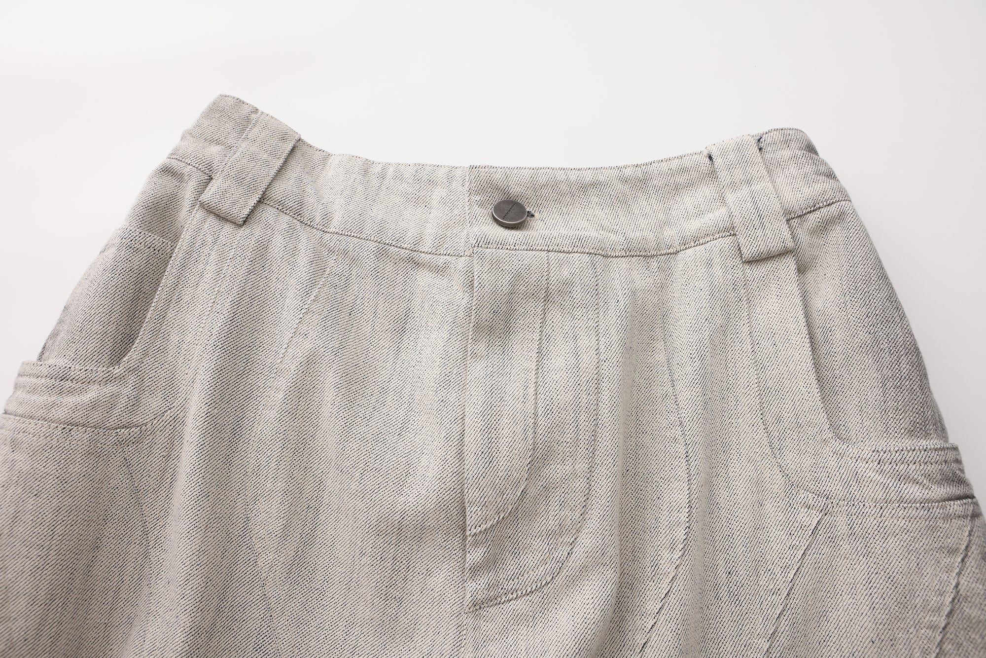 VANN VALRENCE Curved Panel Gradient Washed Flared Jeans, premium urban and streetwear designers apparel on PROJECTISR.com, VANN VALRENCE