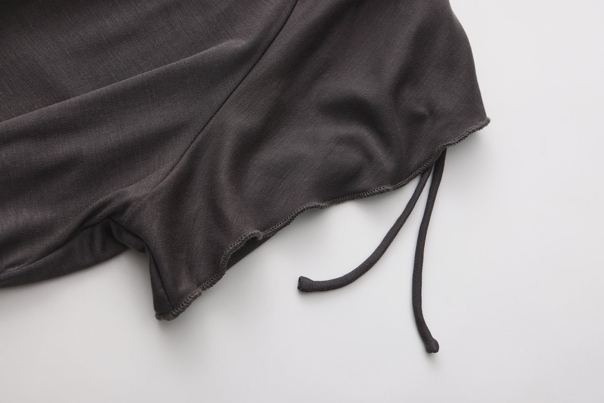 JIUWU PARK Draped Crochet Panel Tee