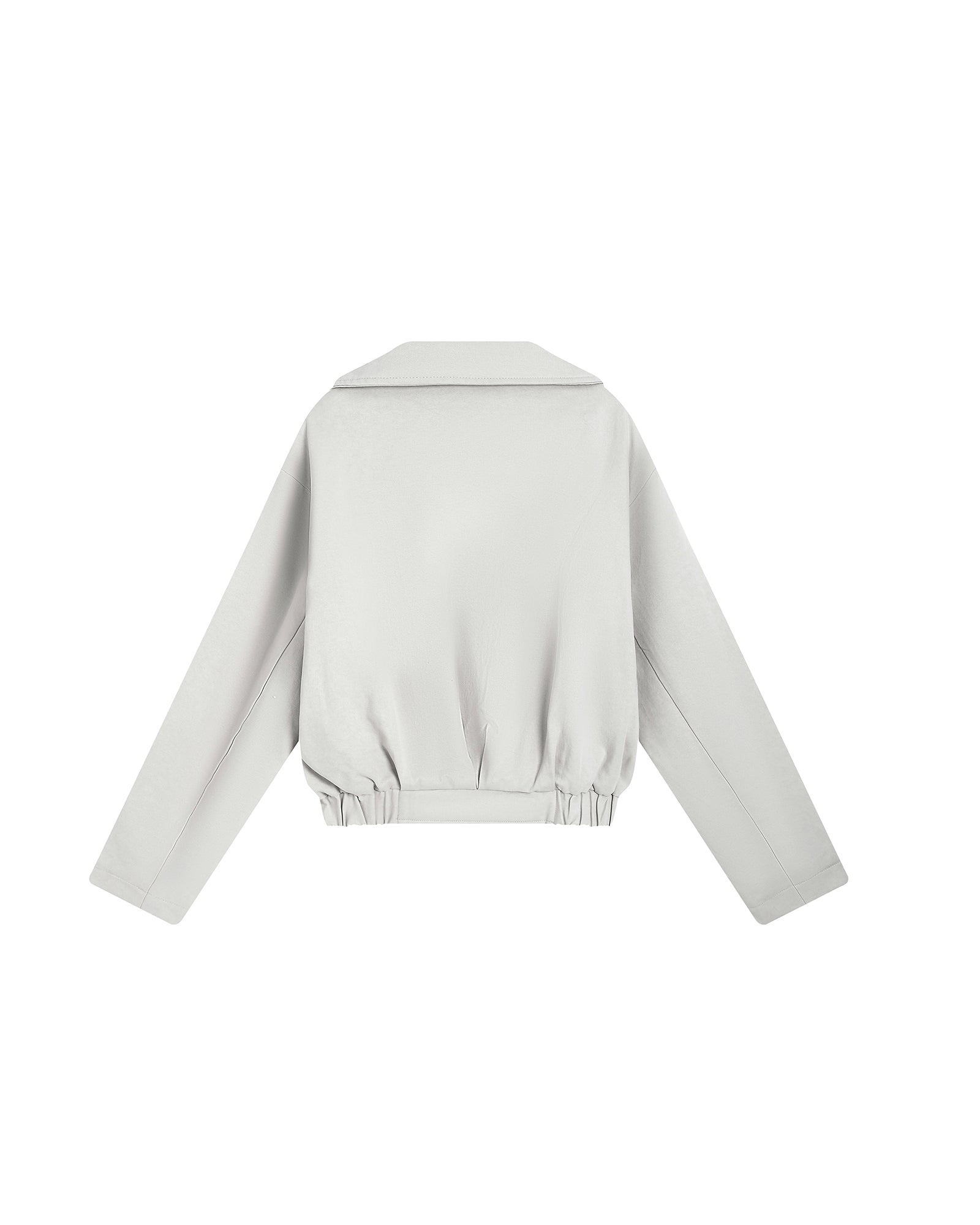 SAME FLOW Twisted Button Placket Lapel Collar Jacket