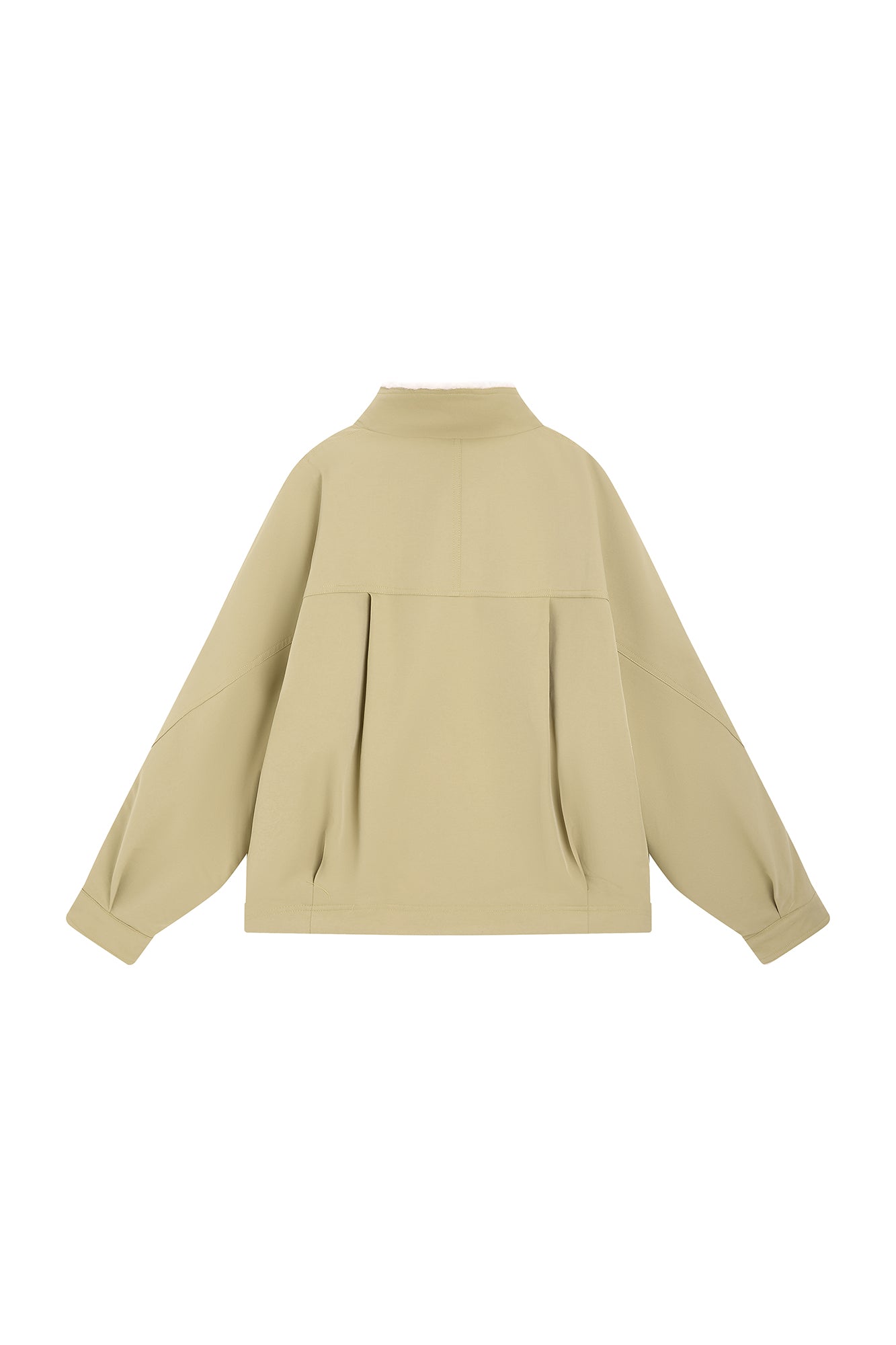 SAME FLOW Reversible Embroidered Fleece-Lined Jacket