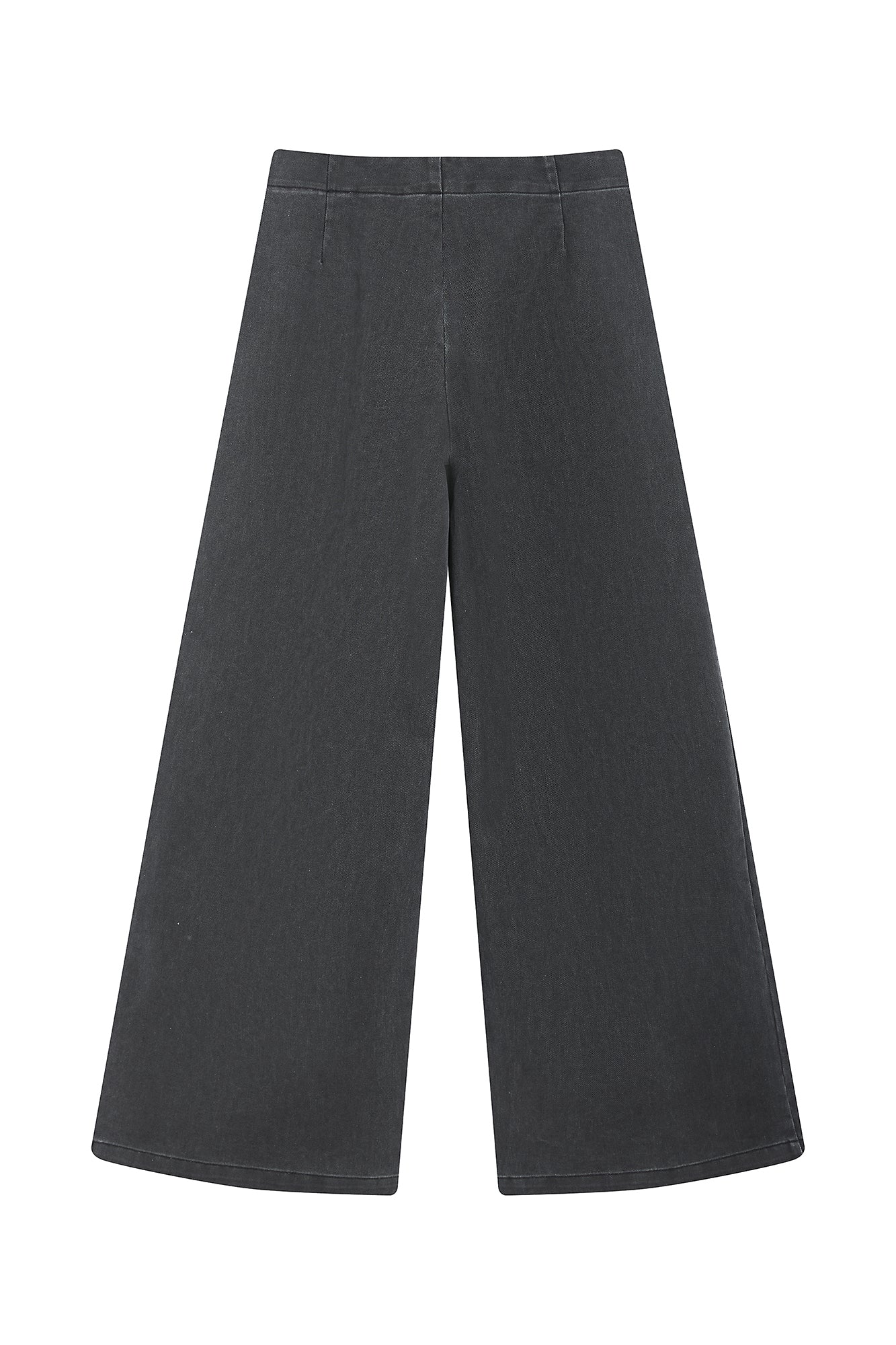 SAME FLOW Plaid Belt Pleated Wide-Leg Pants