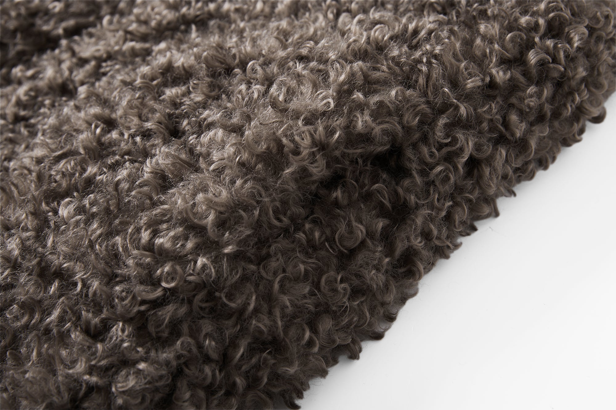 SAME FLOW Curly Faux Shearling Toggle Vest