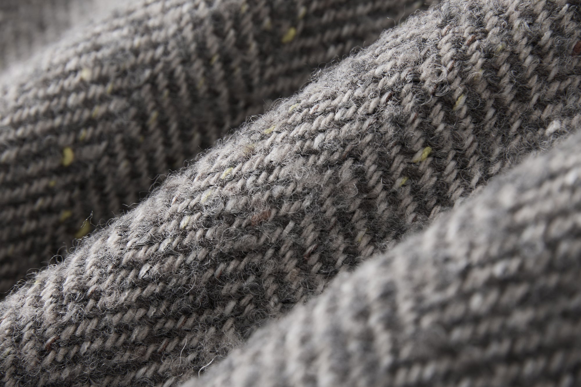 SAME FLOW Frayed Herringbone Insulated Wool-Blend Blazer