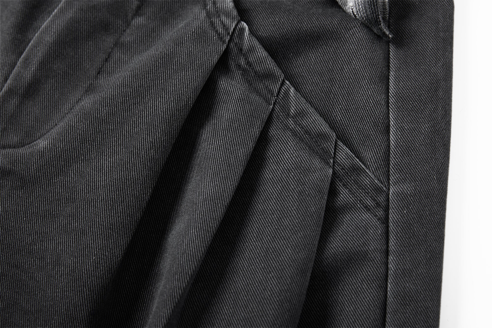 SAME FLOW Plaid Belt Pleated Wide-Leg Pants