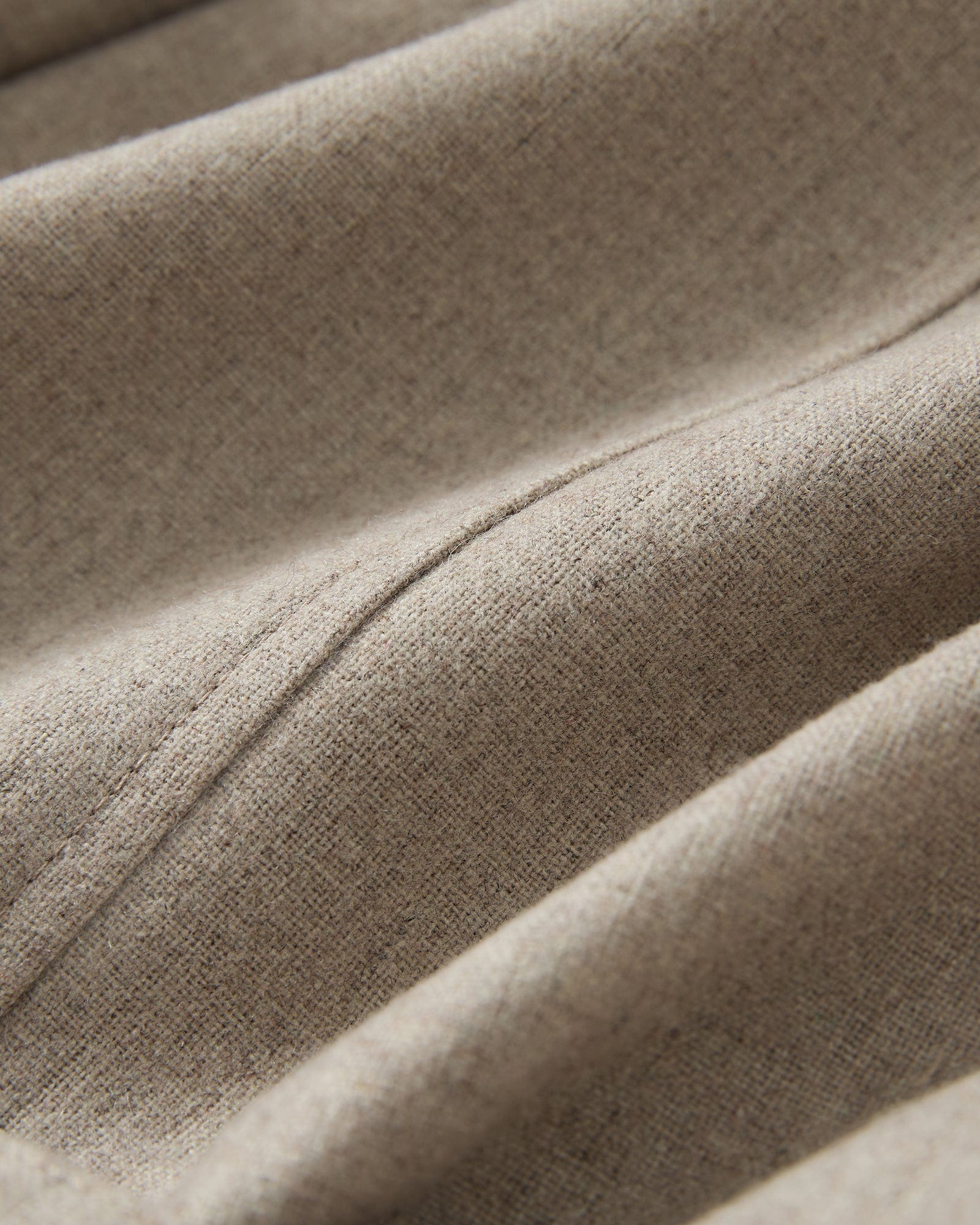 SAME FLOW Essential Asymmetric Wool-Blend Long Coat