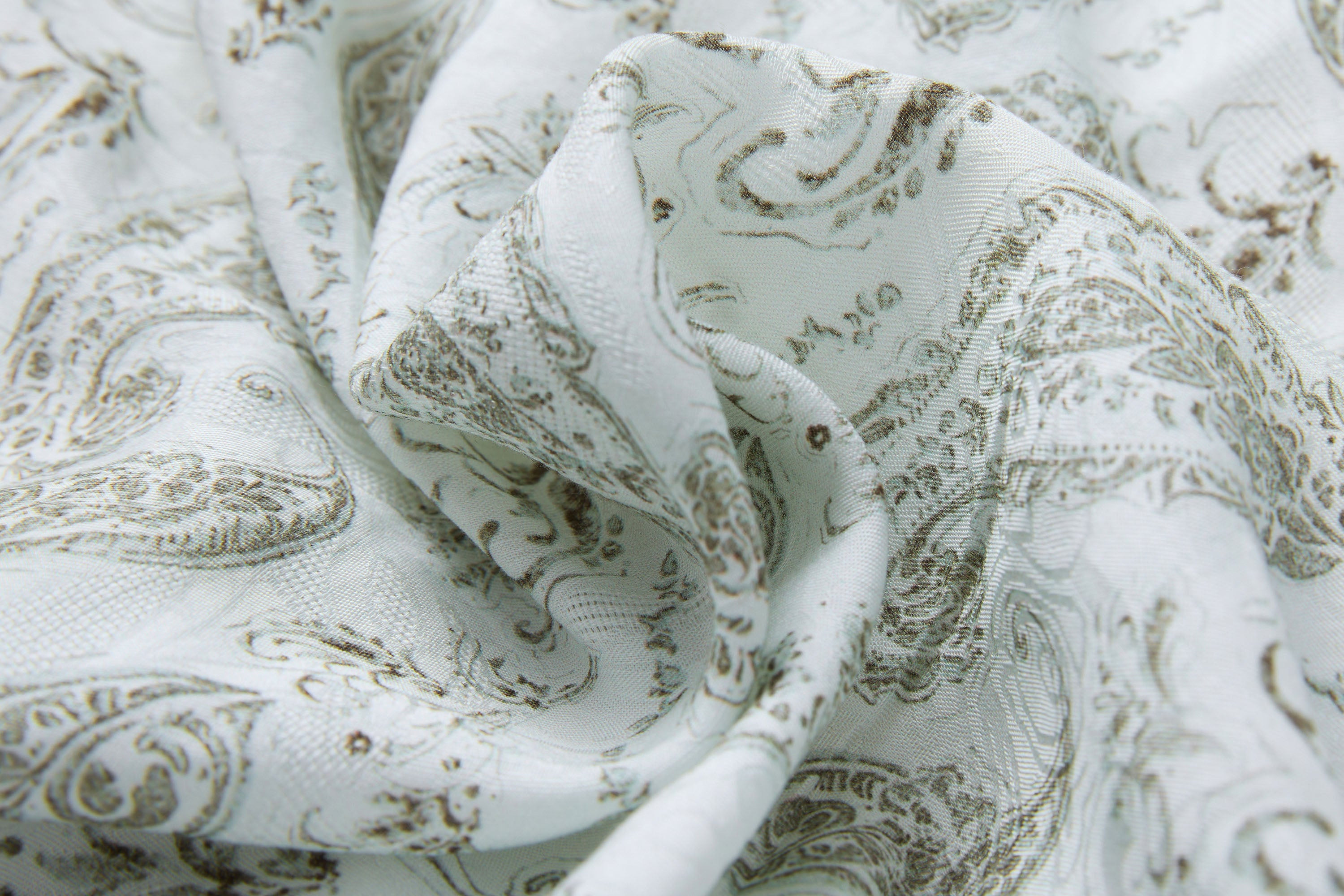 SAME FLOW Paisley Full-Print Midi Skirt