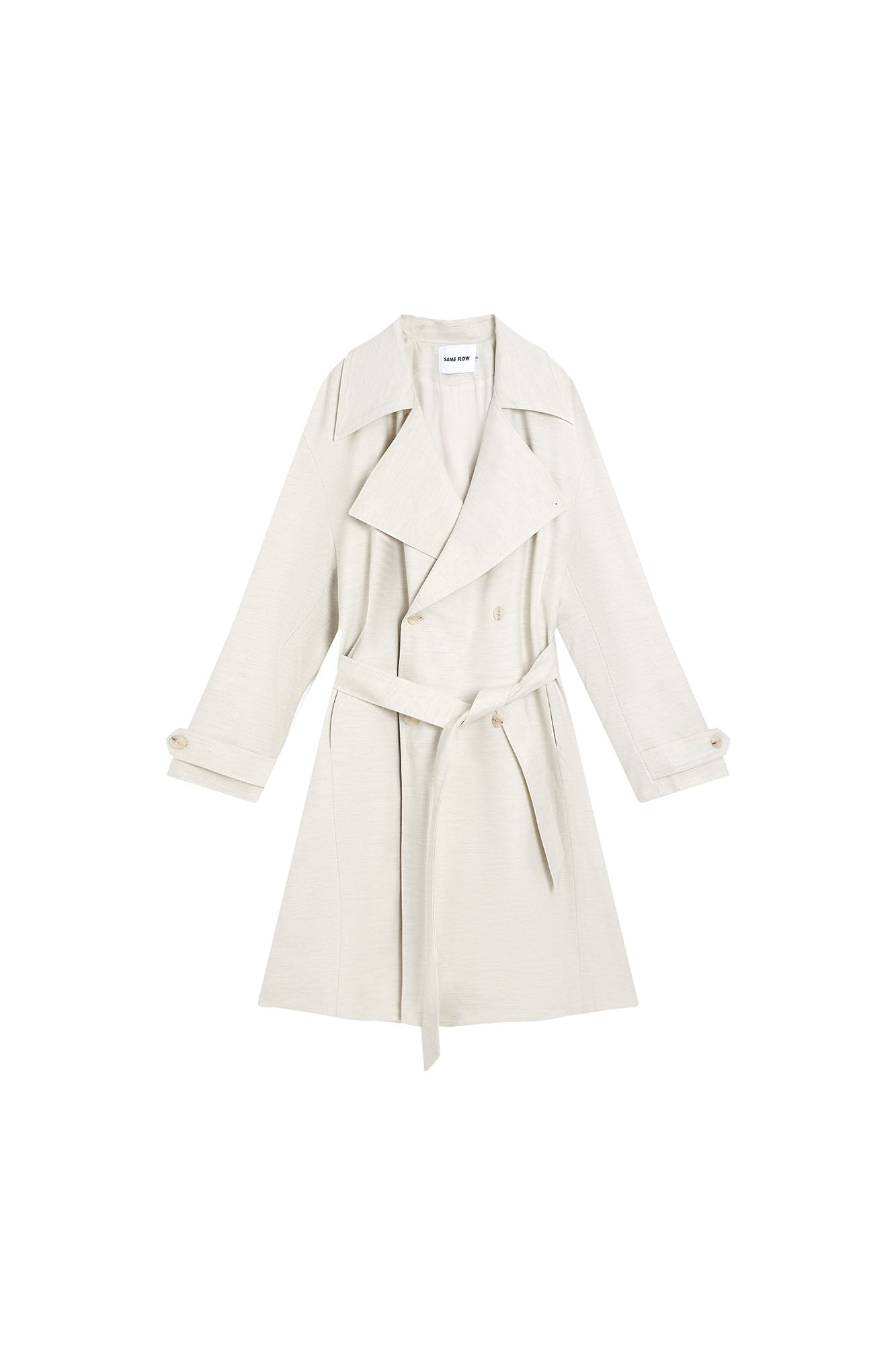 SAME FLOW Essential Double-Breasted Coat